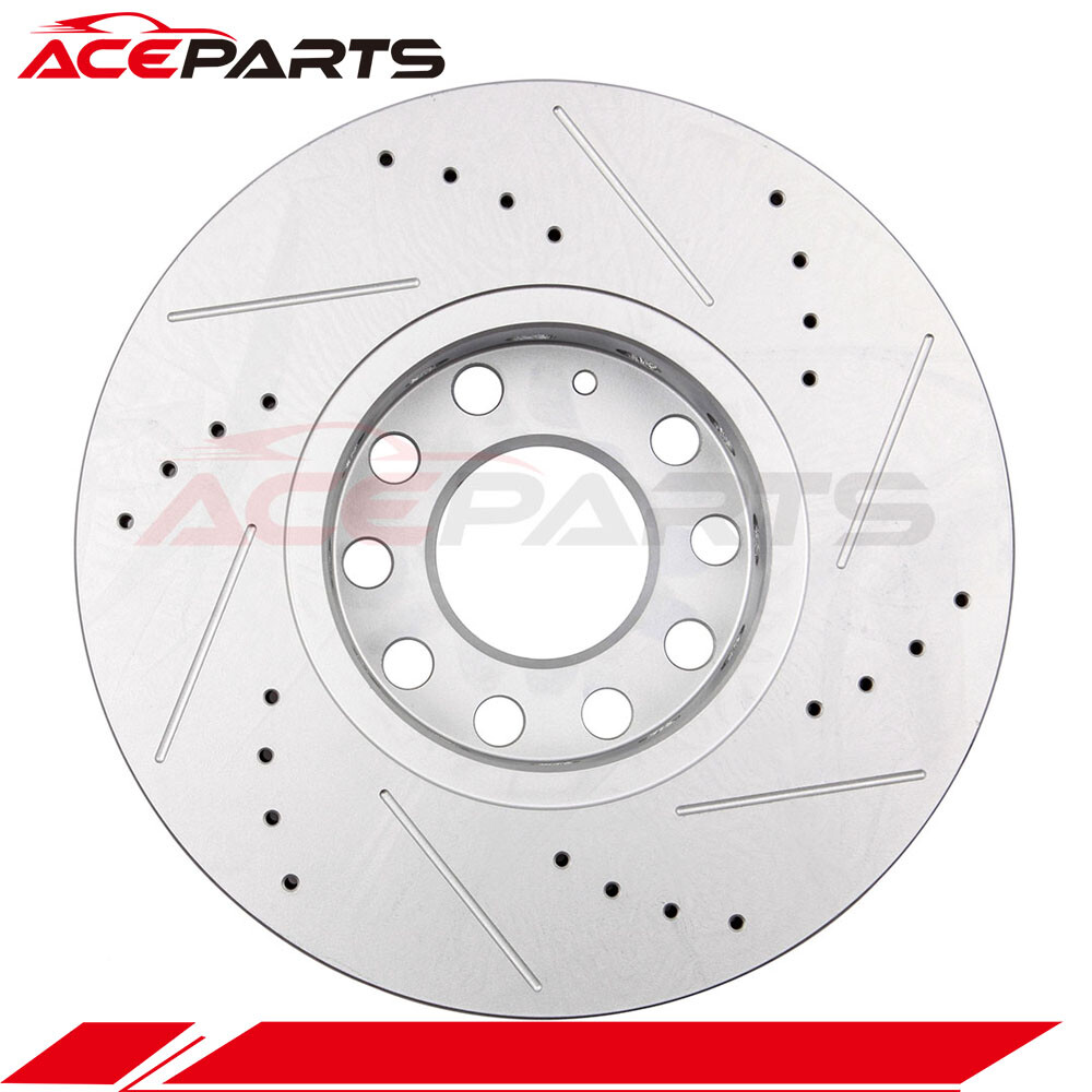 FRONT BRAKE ROTORS FOR AUDI 100 QUATTRO AUDI A4 QUATTRO VOLKSWAGEN PASSAT DRILL