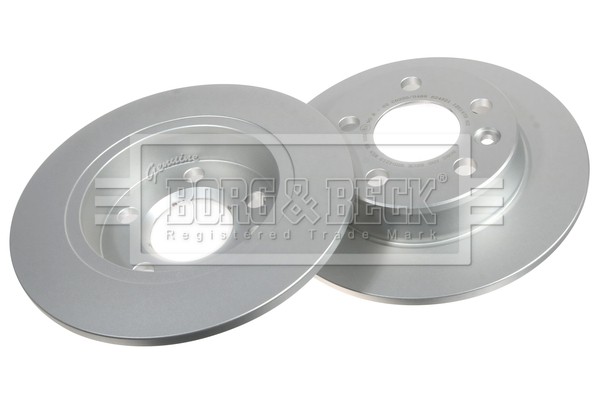 2x Brake Discs Pair Solid fits VW SHARAN 7M 1.9D Rear 95 to 10 268mm Set B&B New
