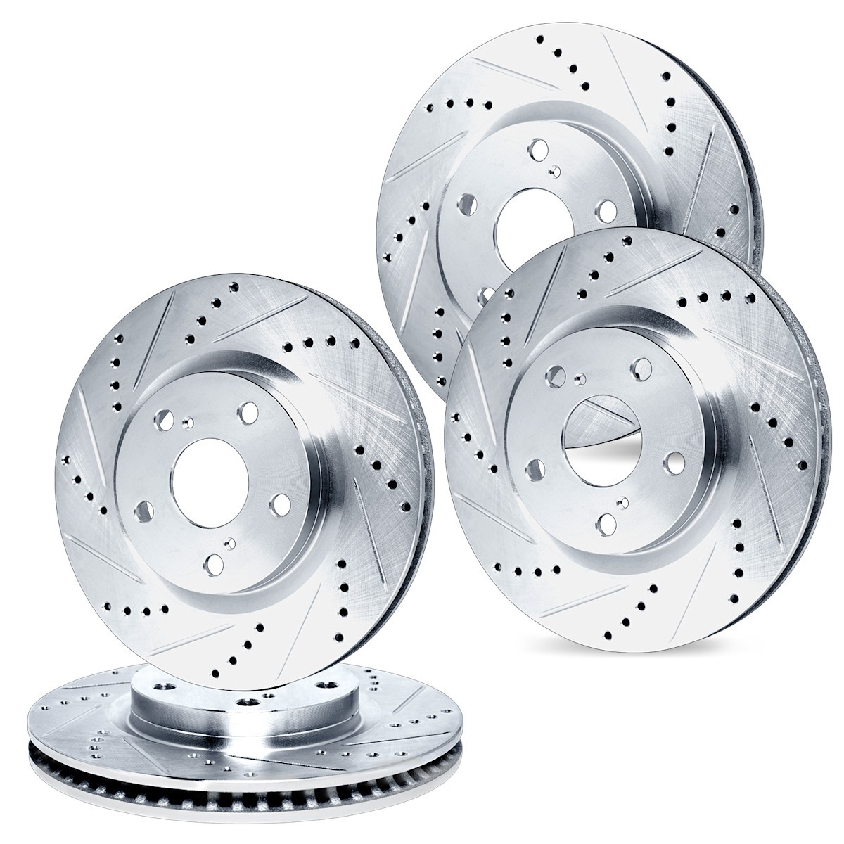 WGPN2-02021 R1 Concepts 4-Wheel Set Brake Discs Front & Rear for Porsche Boxster