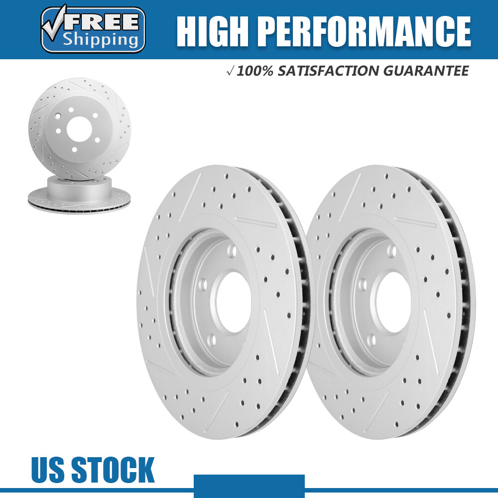 Front & Rear Disc Brake Rotors for 08 – 17 Nissan Rogue 2014 – 2015 Rogue Select