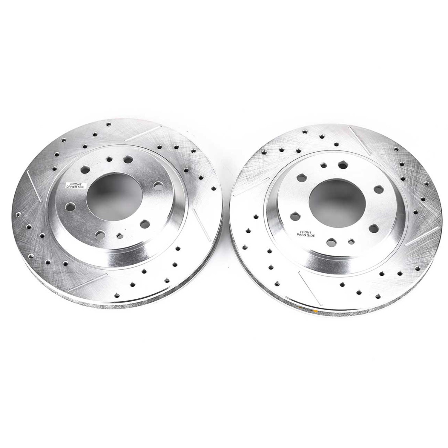 PowerStop Evolution Drilled Slotted Rotors Pair Front For Chevrolet Trailblazer