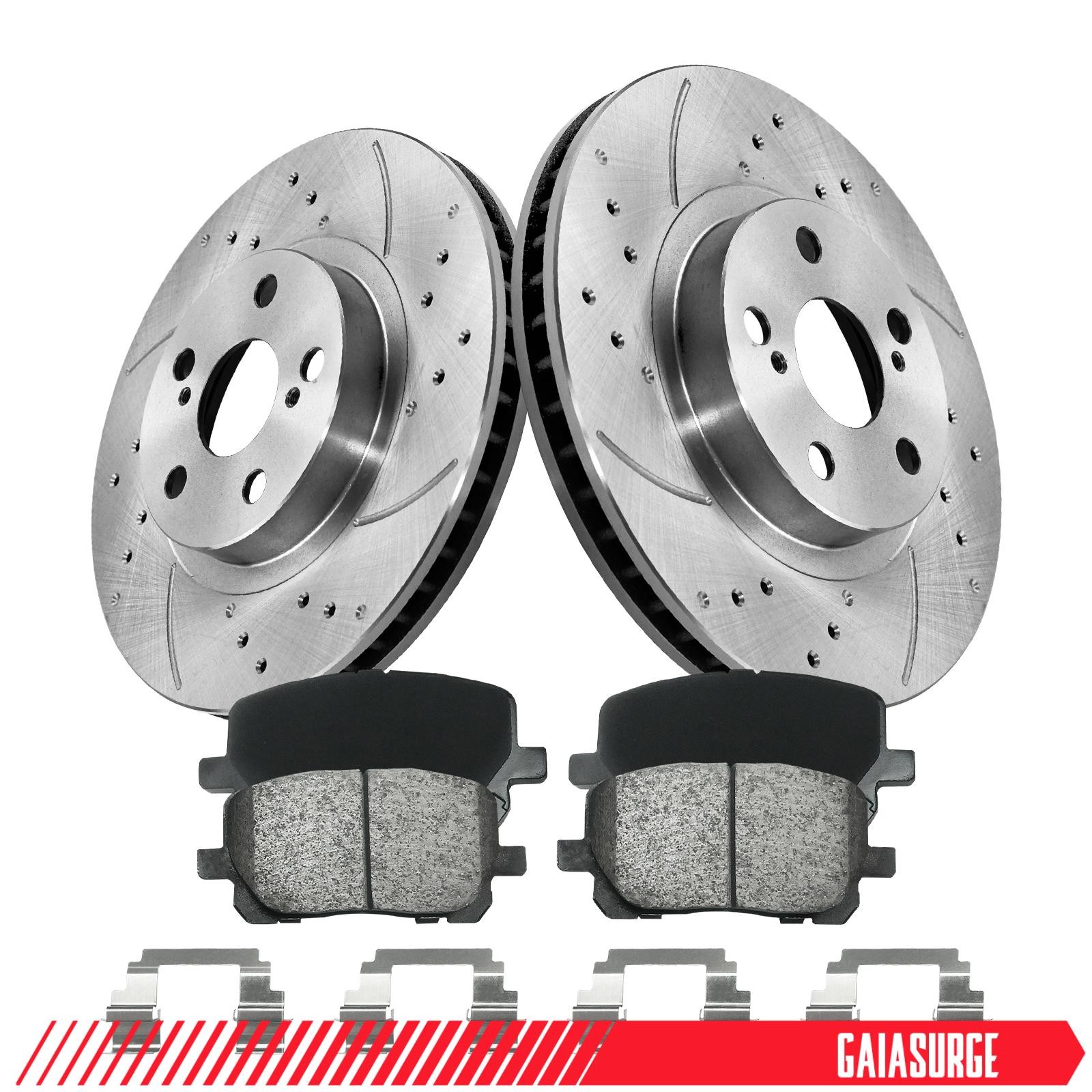 Front Brake Rotors Pads Kits for 2003-2008 Toyota Corolla Matrix Pontiac Vibe