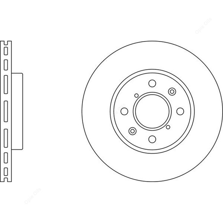 Apec Blue Front Vented Brake Discs & Pads Set for Suzuki Swift 1.5 (2005–2011)