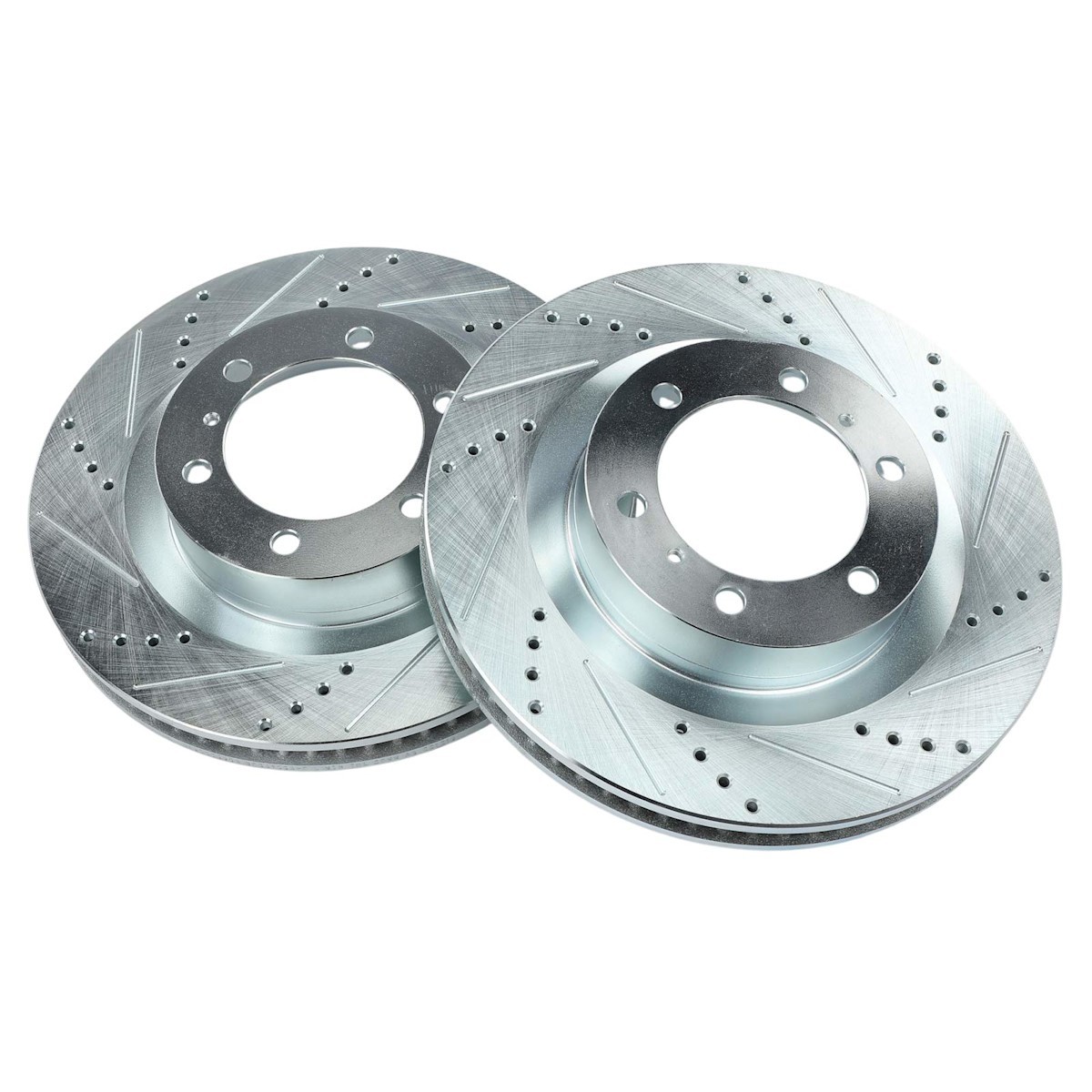 4-Wheel Set Brake Disc and Pad Kits Front & Rear for 4 Runner Lexus GX460 Toyota