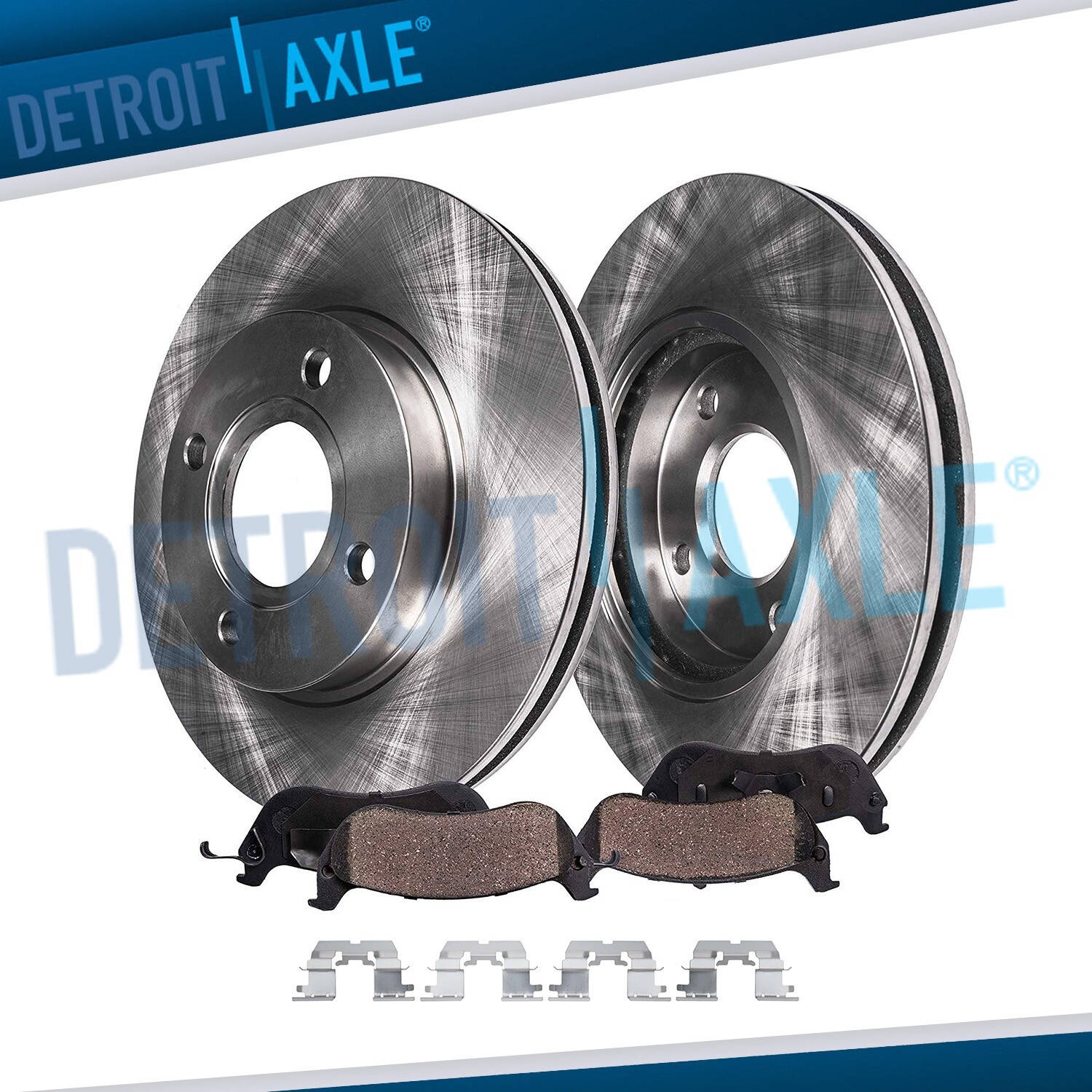 Front Disc Brake Rotors & Ceramic Pads for 2004 2005 2006 Scion xA xB 1.5L Base