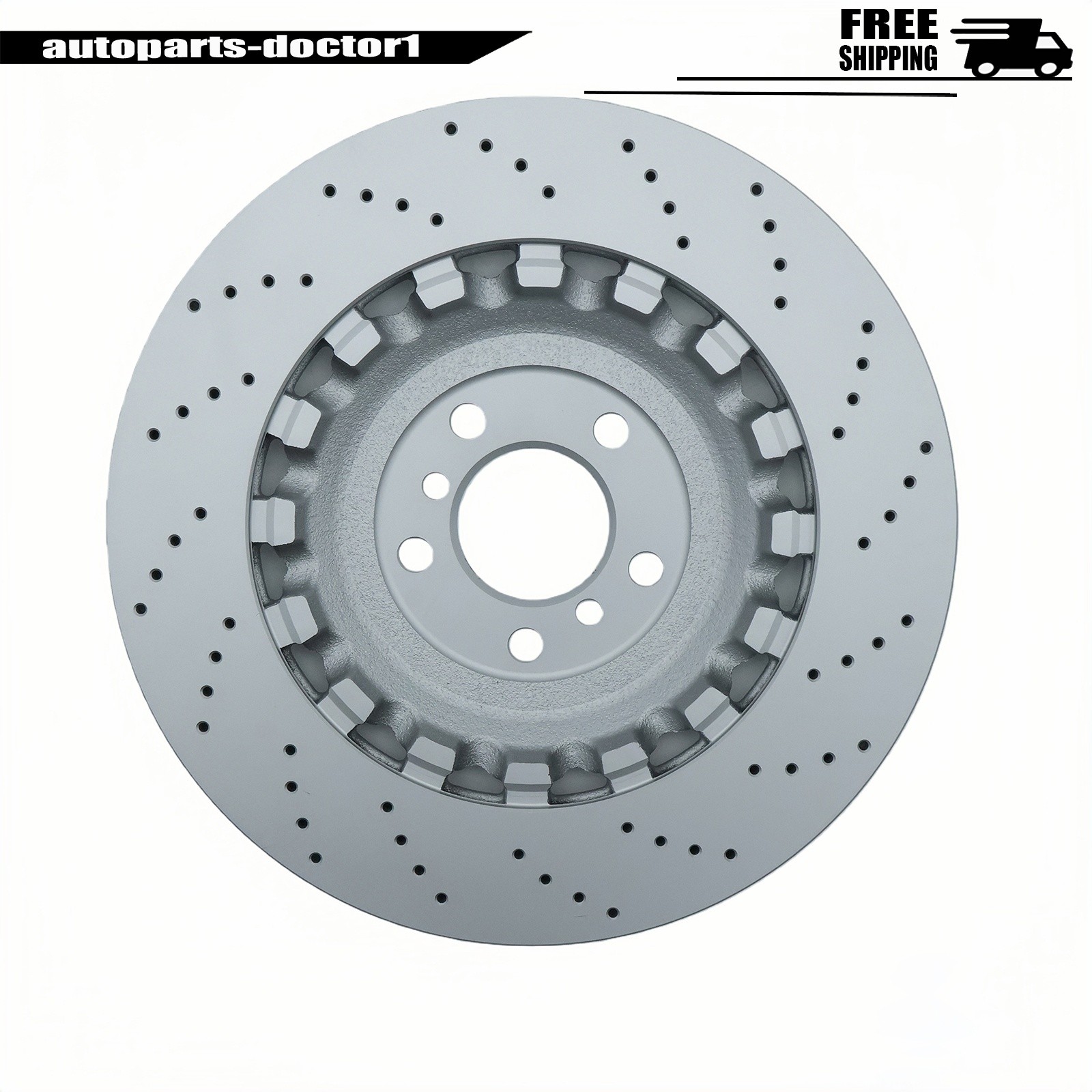 NEW Front & Rear Vented & Drilled Disc Brake Rotors For BMW F06 F10 F12 M5 M6 US