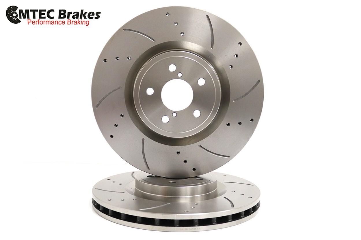 Front Brake Discs 326mm Compatible With Impreza Wrx Sti WR1 5 x 100mm Pcd