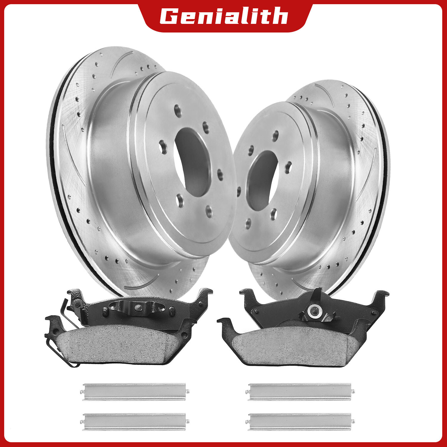 Rear Brake Rotors Pads for 2004-2011 Ford F-150 2006-2008 Lincoln Mark LT 5.4L