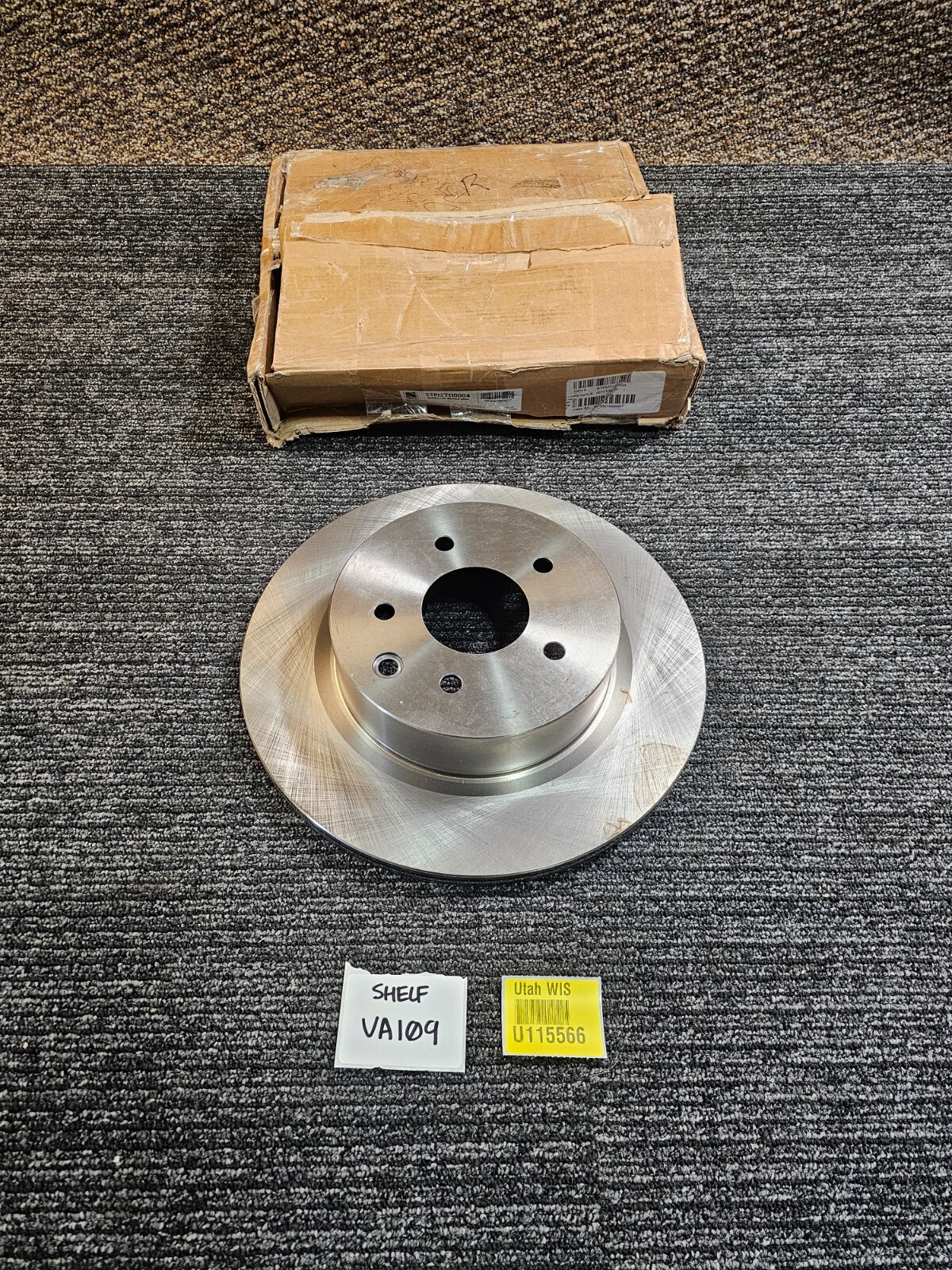 SureStop STPI27110004 Plain Surface,Vented Brake Disc For Infiniti G37 2009-2013
