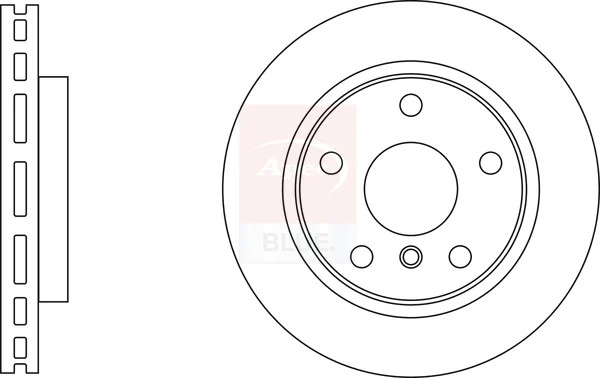 2x Brake Discs Pair Vented fits BMW 118D F40 2.0D Front 2019 on B47C20B 307mm