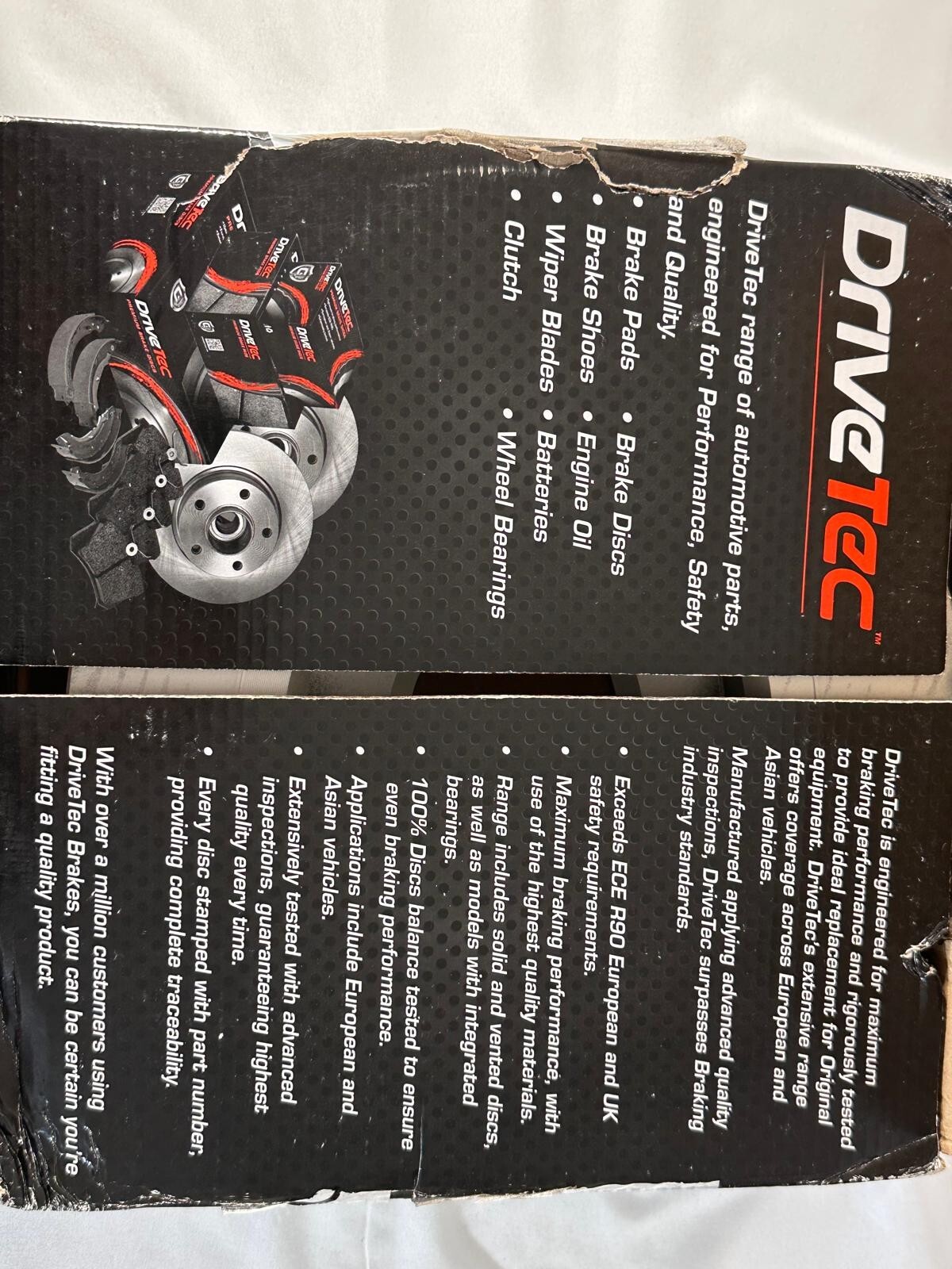 DriveTec DM3620C Vented Brake Disc – 266mm Diameter, 22mm Thickness | New