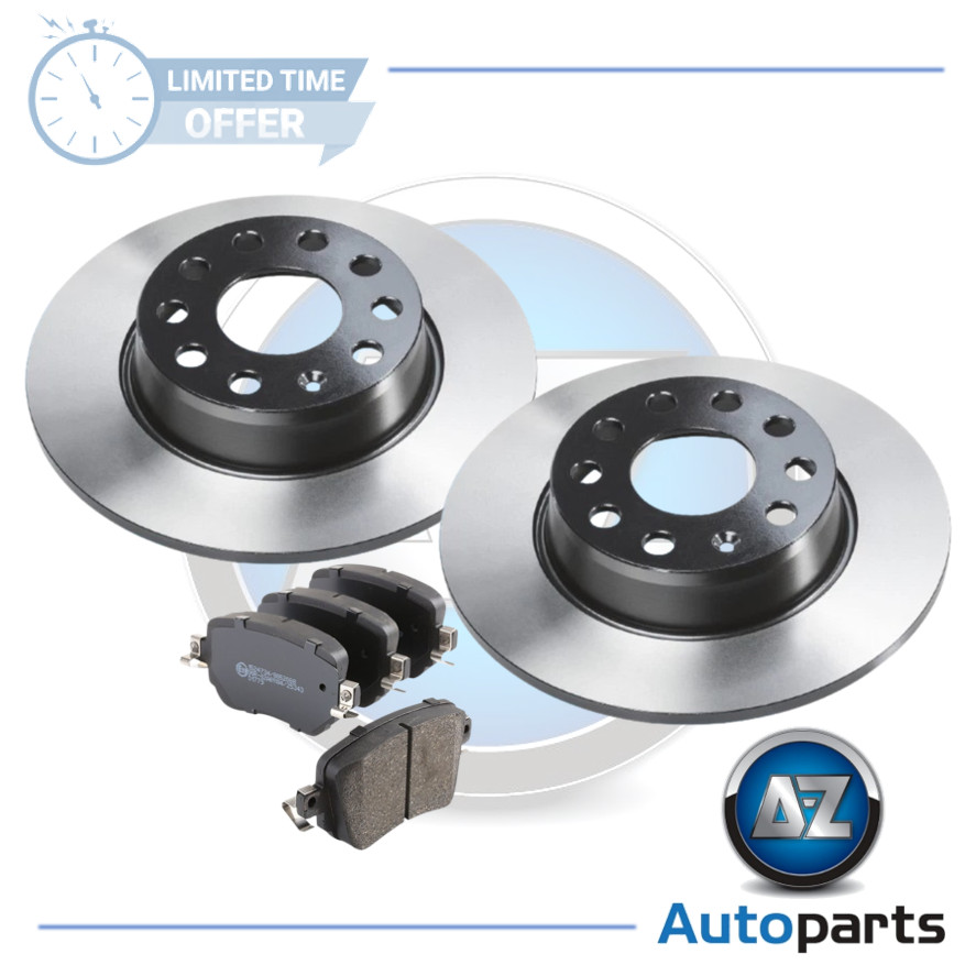 For VW – Caddy MK4 2015-2020 Rear 272mm Solid Brake Discs and Pads