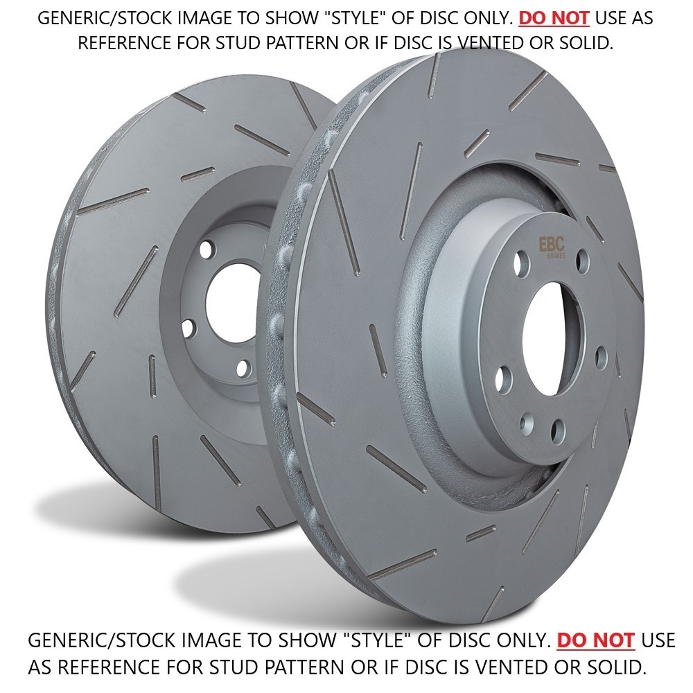 EBC Ultimax Front Brake Discs for Audi A6 Quattro C7/4G 3.0 Twin TD 313BHP (11>)