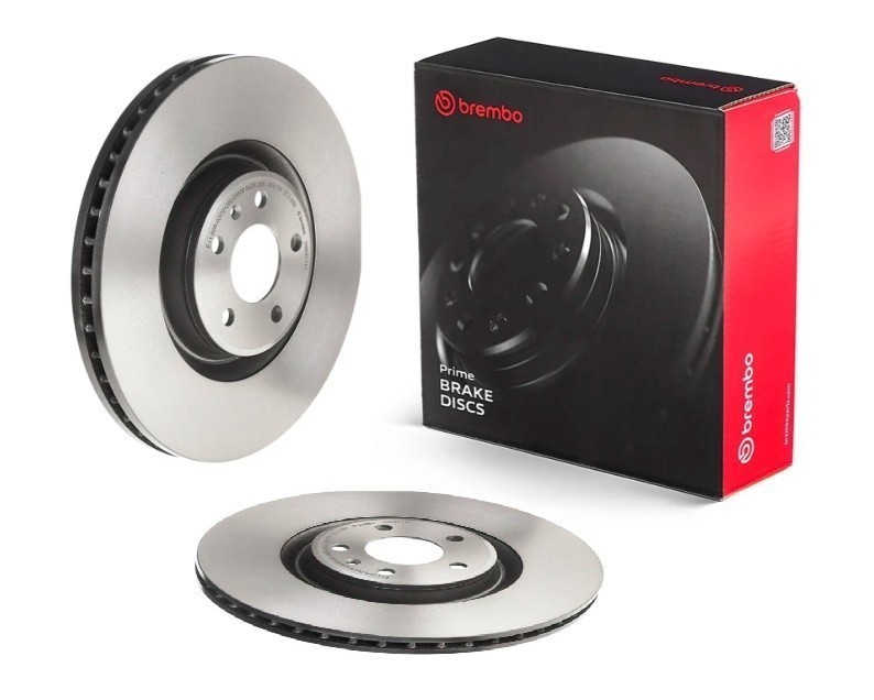 Brembo 09.B971.11 Prime UV Coated PVT Brake Rotors – Front Pair
