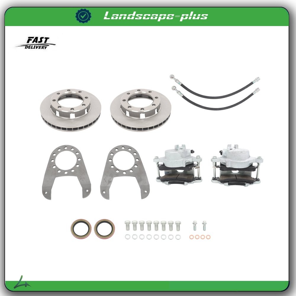 14 Bolt Complete Disc Brake Conversion Kit 10.5 SRW For1973-1988 Disk Brakes New