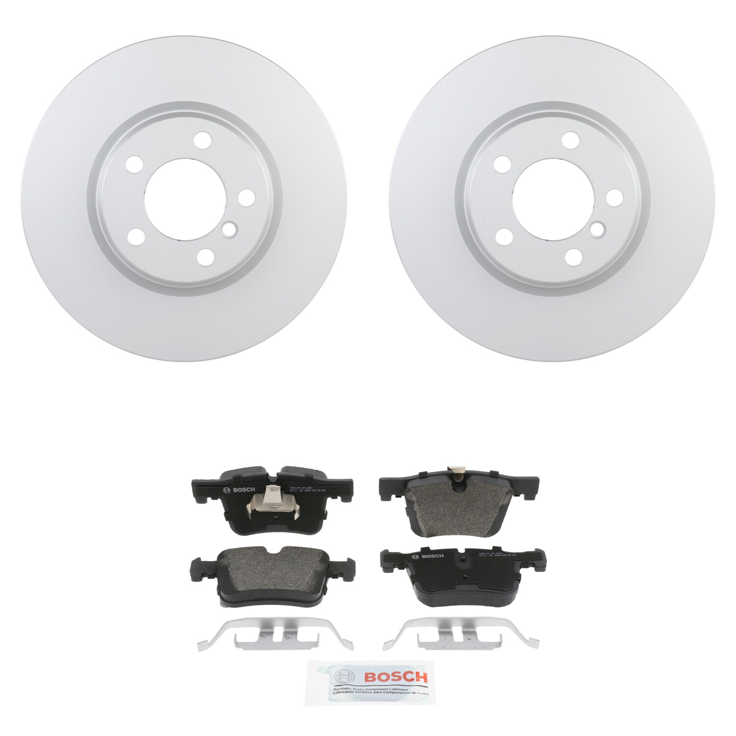 Bosch Front 330mm Rotors Quietcast Semi-Met Disc Brake Pad Kit For E92 228i