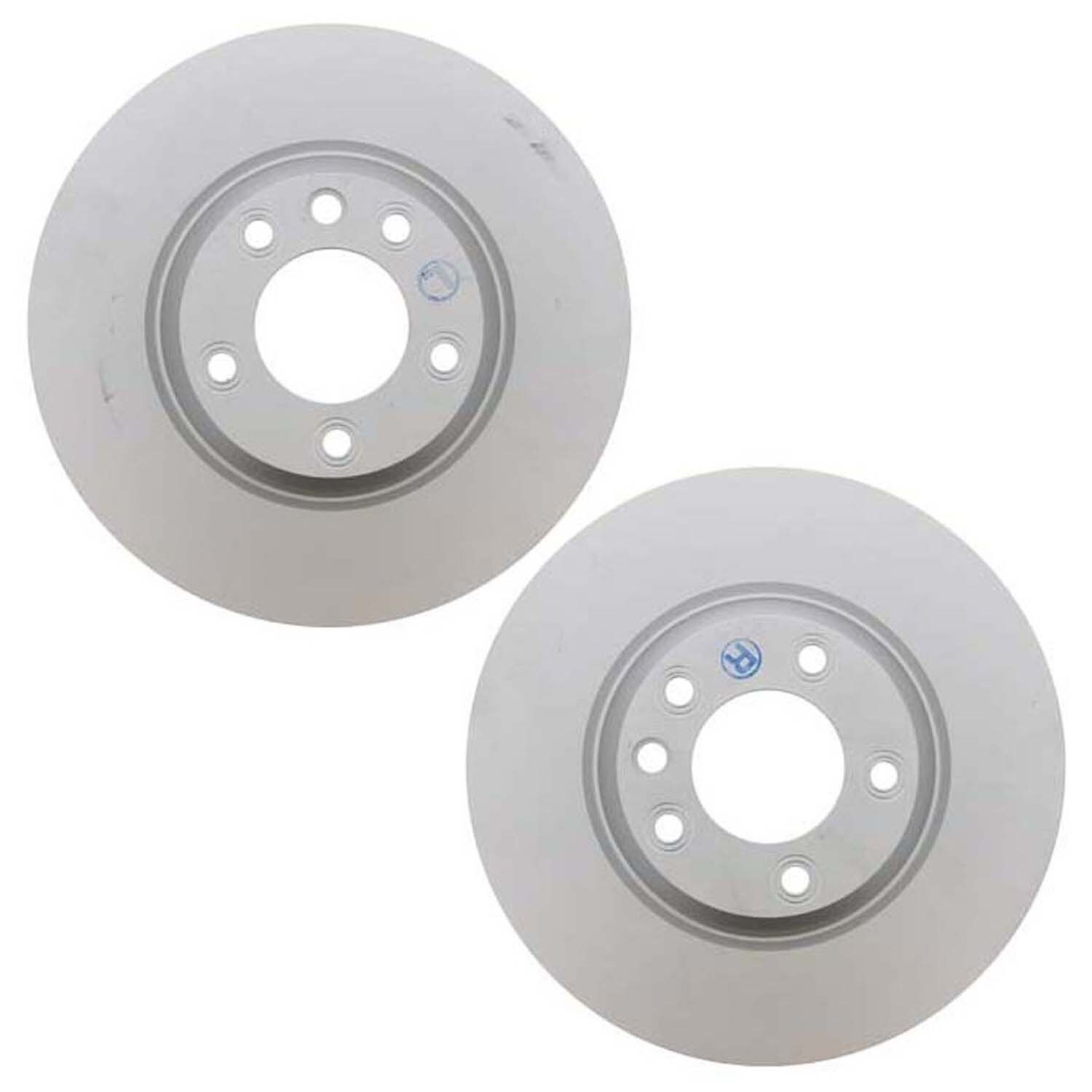 SHW Performance Pair Set 2 Front 350mm Brake Disc Rotors for Cayenne Q7 Touareg
