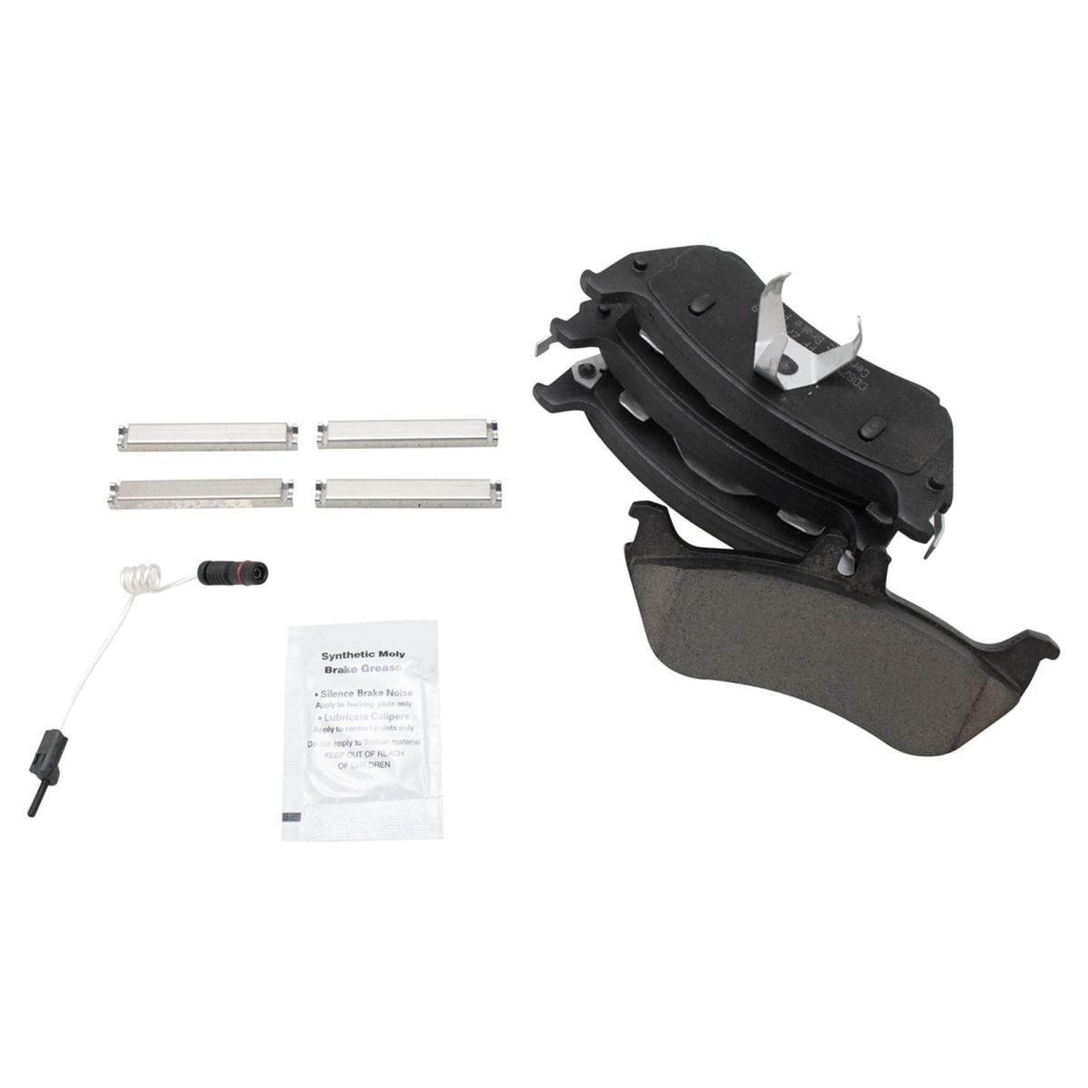 Front & Rear Ceramic Brake Pad & Performance Drilled Slotted Rotor Kit