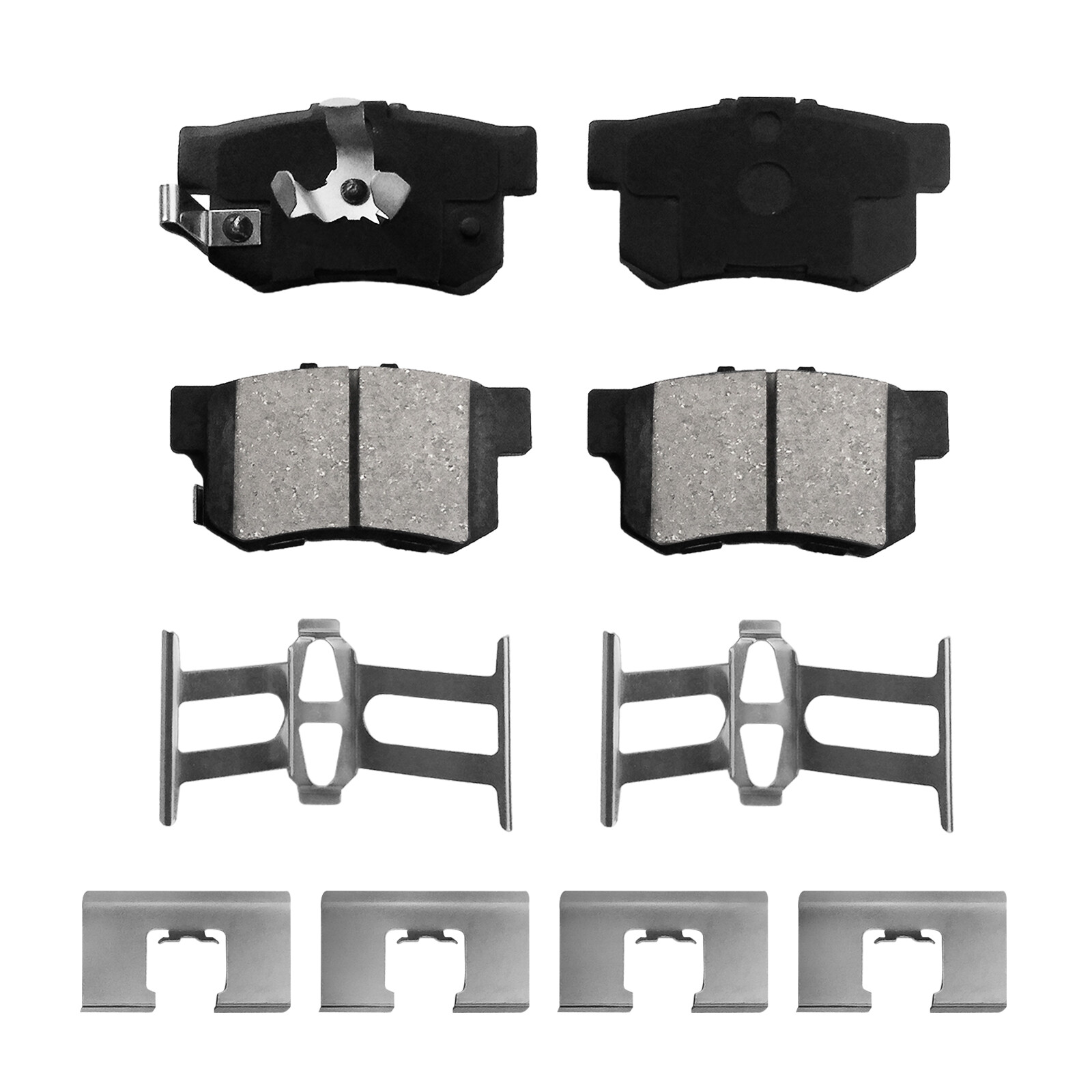 Rear Disc Brake Rotor Ceramic Brake Pads for 2005 2006 2010-2016 Honda CR-V RDX