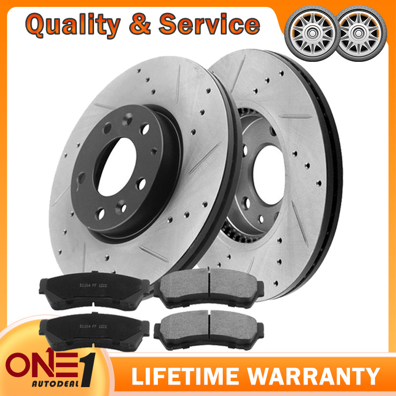 For Ford Fusion Brake Rotors with Brake Pads Front 2006-2012 299mm Brake Kits
