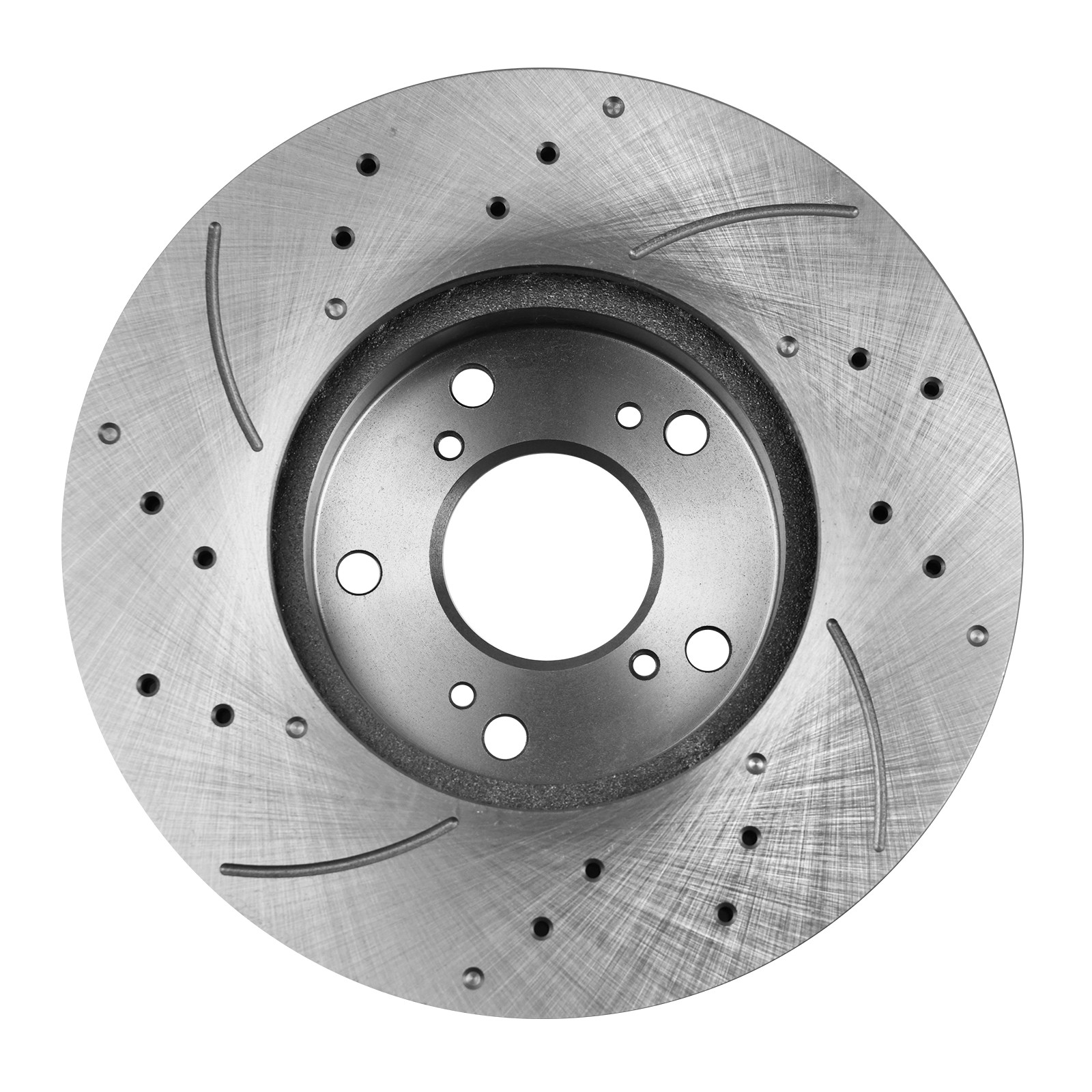 Front Rear Drilled Slotted Brake Rotors Ceramic Pads for 08-17 Honda Accord 2.4L