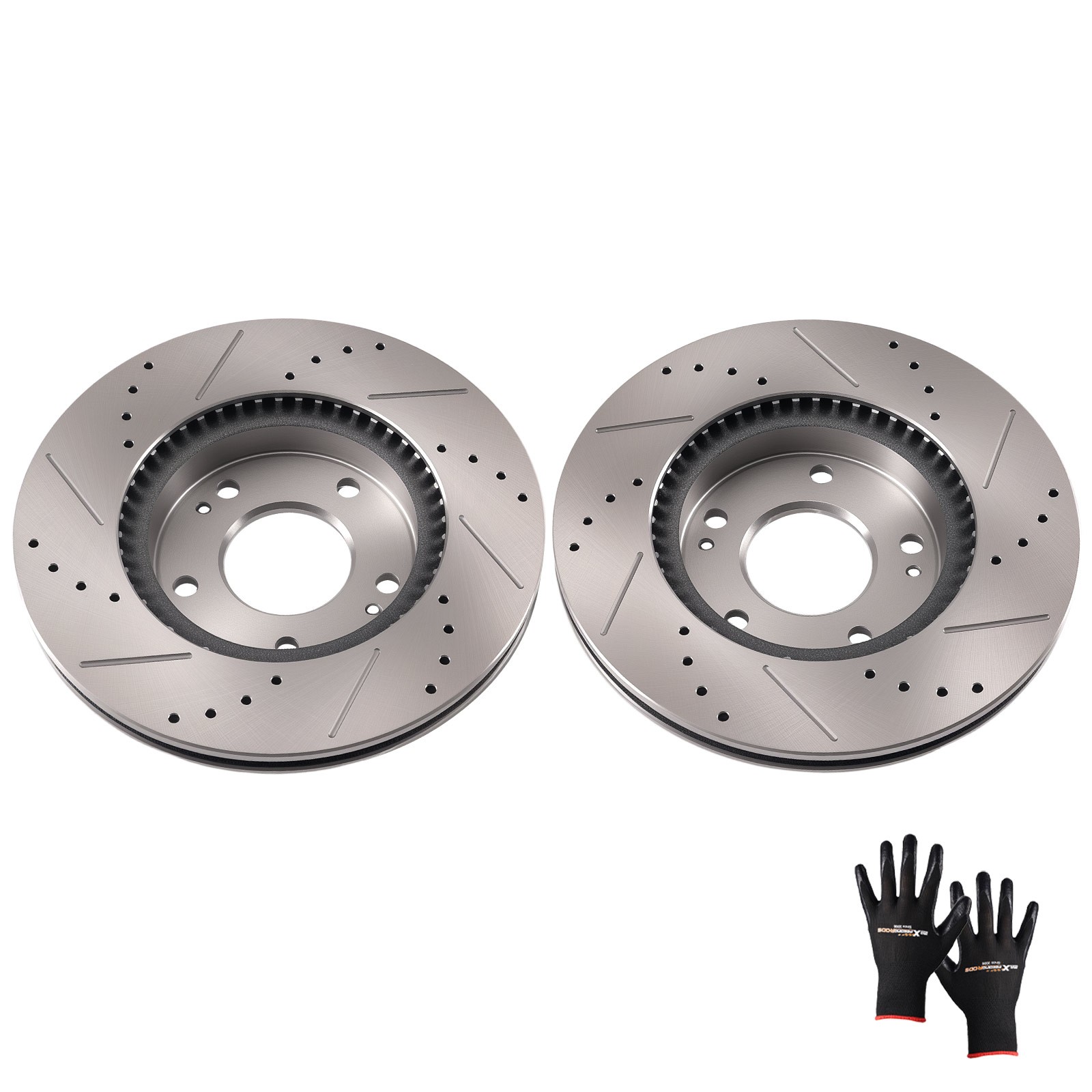 Front Brake Rotors Pair for Hyundai Elantra 2011-2020 Veloster 2012-2021 S31584