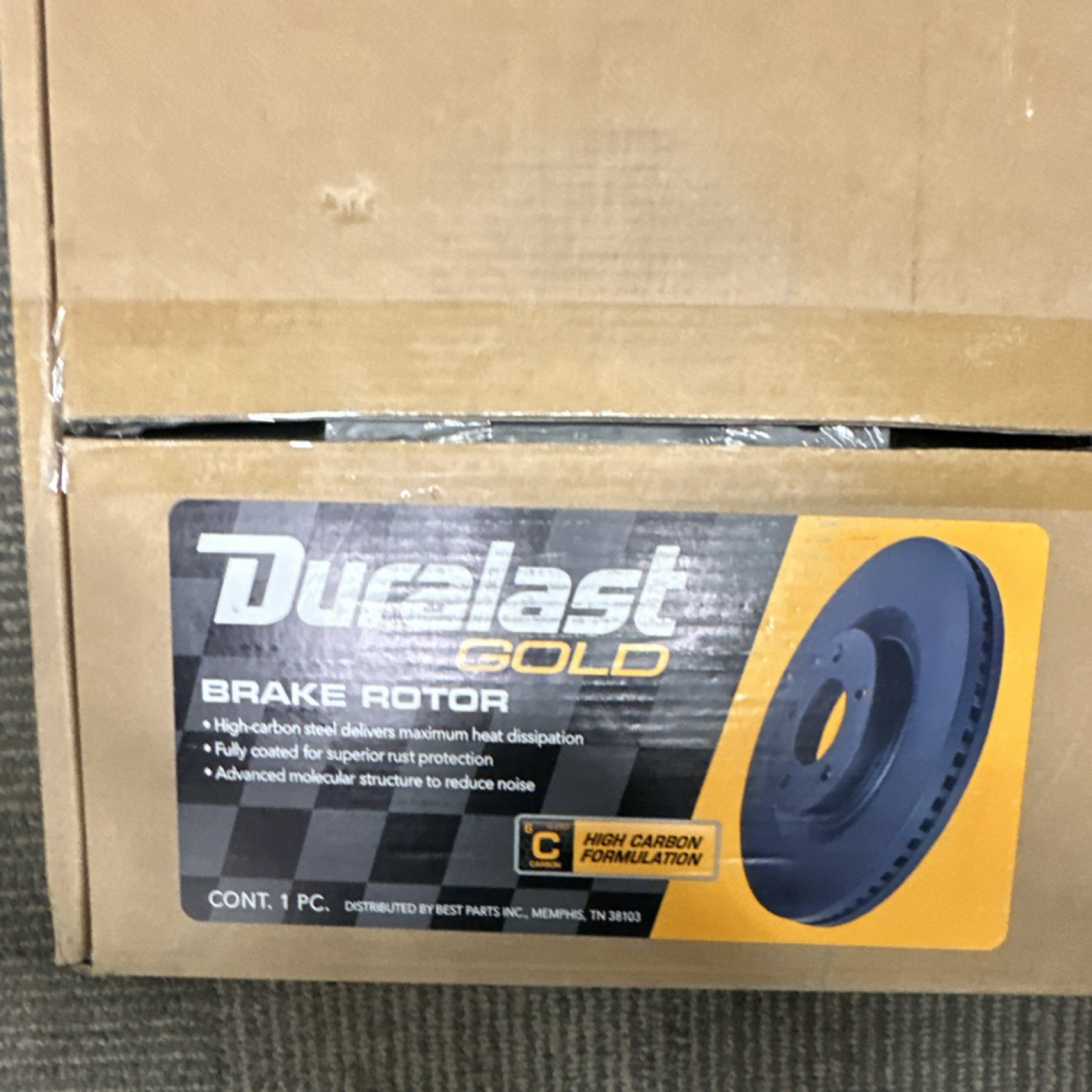 Duralast Gold Brake Rotor high-carbon steel