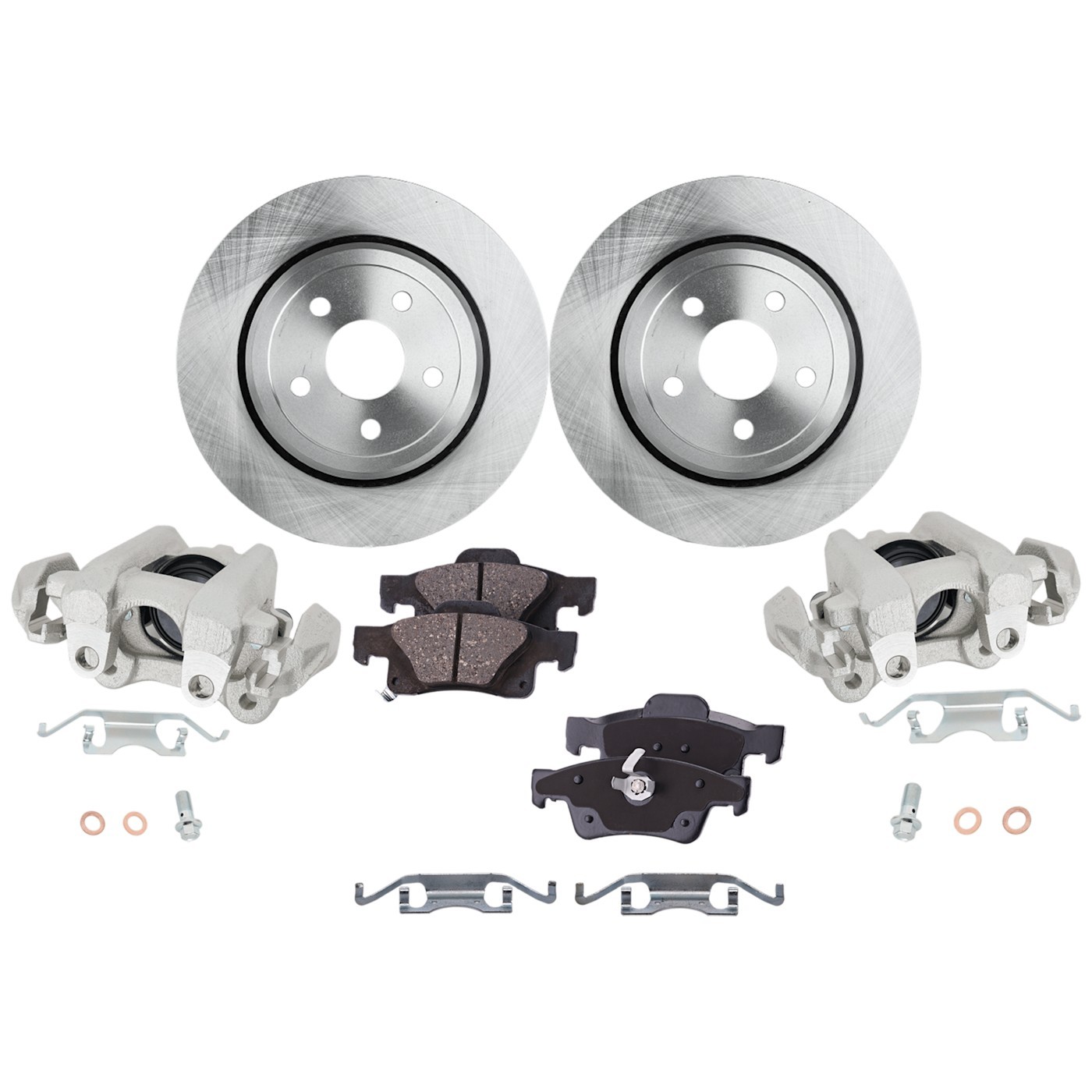 Brake Kit With Calipers 2-Wheel Set Rear for Dodge Durango 2017-2021