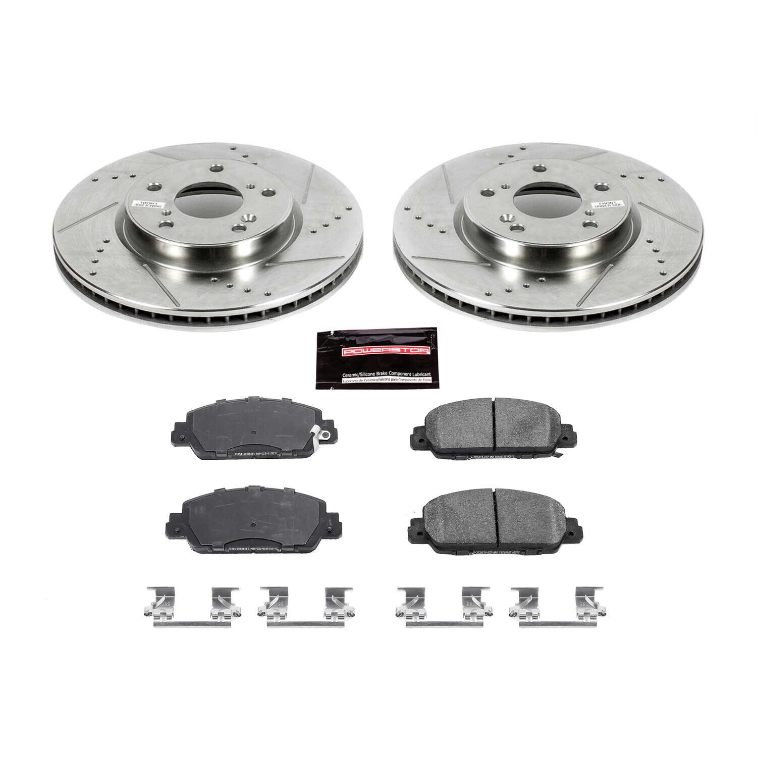 Power Stop K6515 1-Click Z23 Evolution Sport Brake Kit for 13-20 Honda Accord