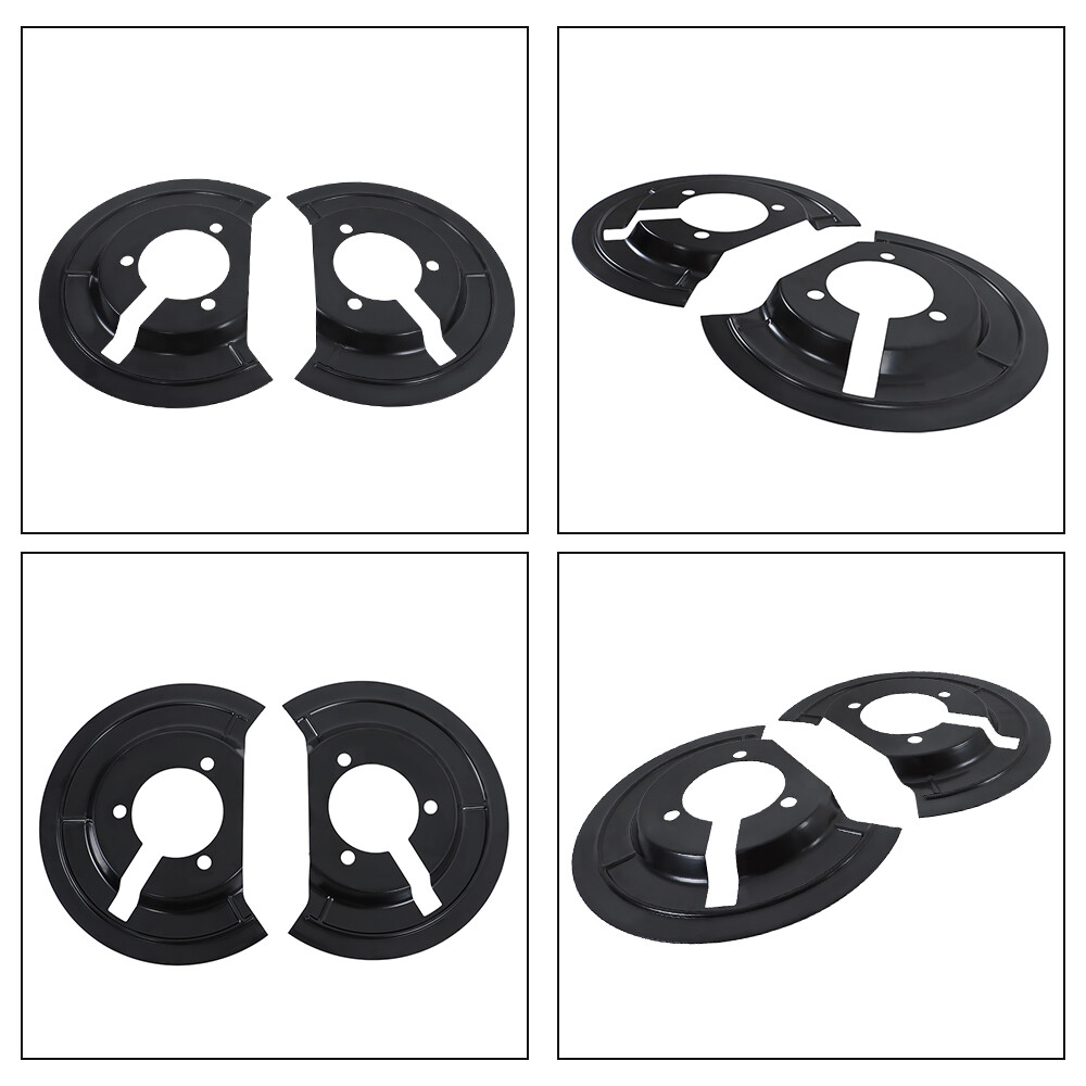 Labwork Front 2Pcs Brake Backing Shield For 11-18 Ram 1500 4.7/5.7L 68232019AA