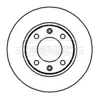 2x Brake Discs Pair Solid fits CITROEN ZX 1.9D Rear 92 to 97 248mm Set B&B New