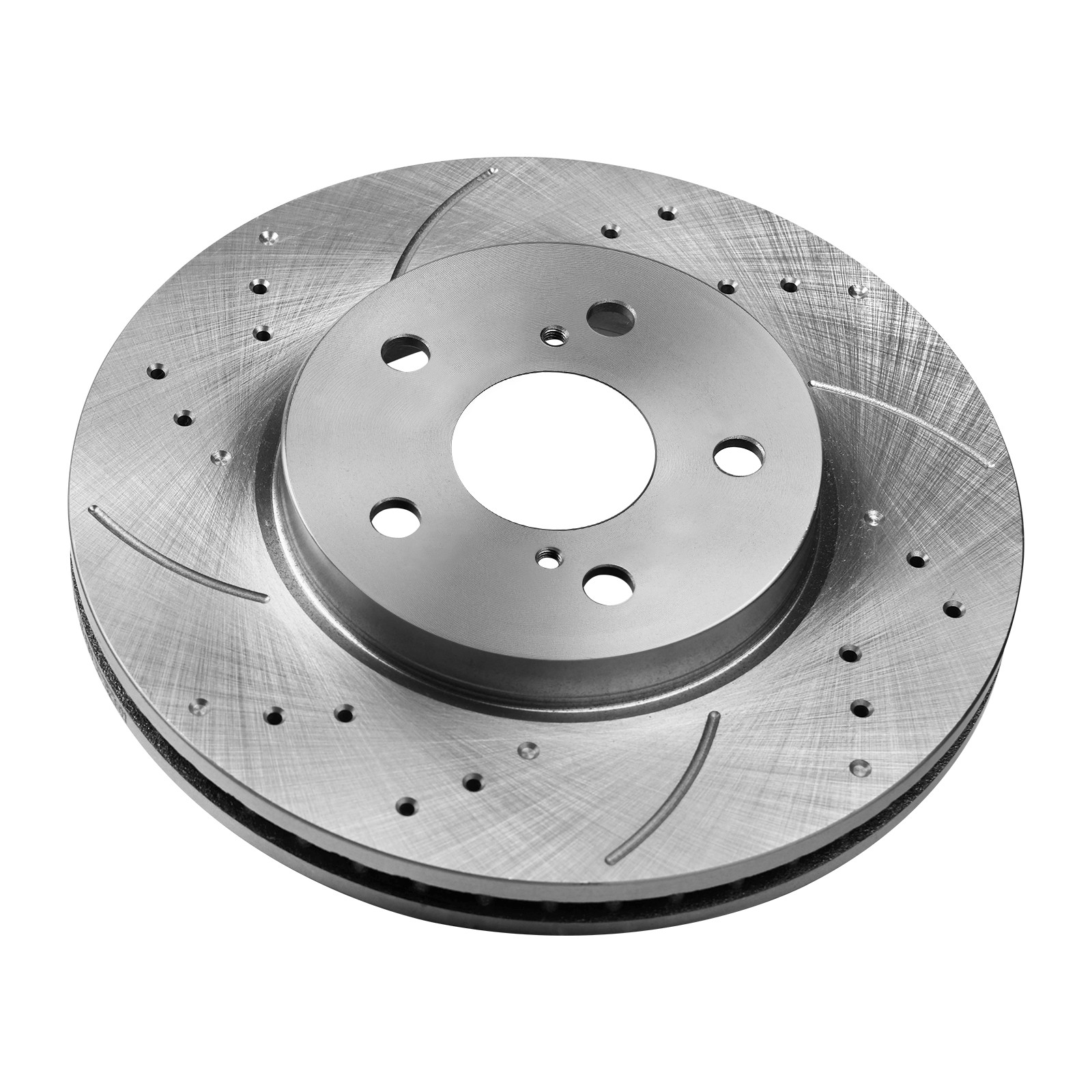 10.8in Front Drilled Disc Rotors Ceramic Brake Pads fits 2002-2006 Toyota Camry
