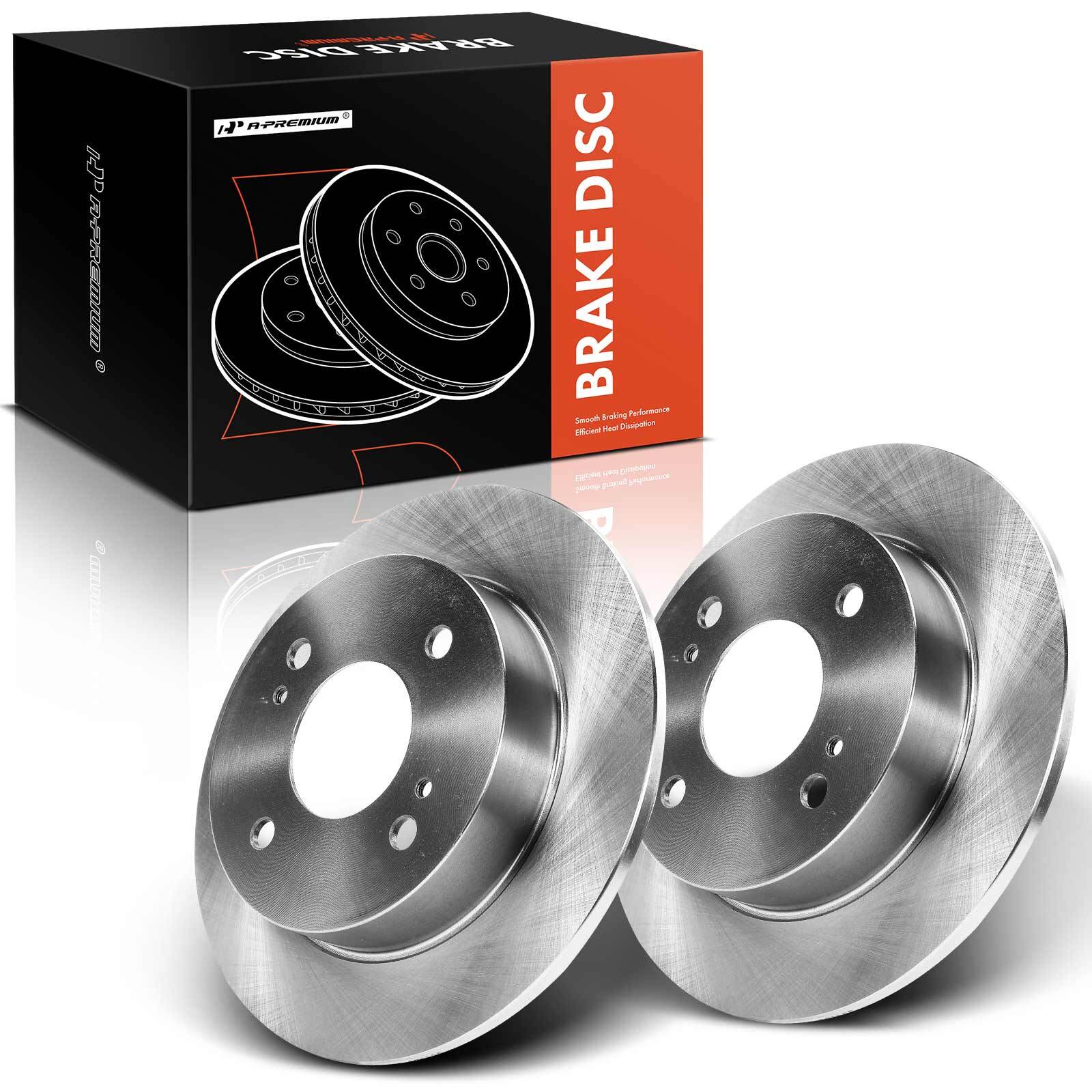 A-Premium 258mm Rear Disc Brake Rotor for Nissan Altima 93-01 Sentra INFINITI