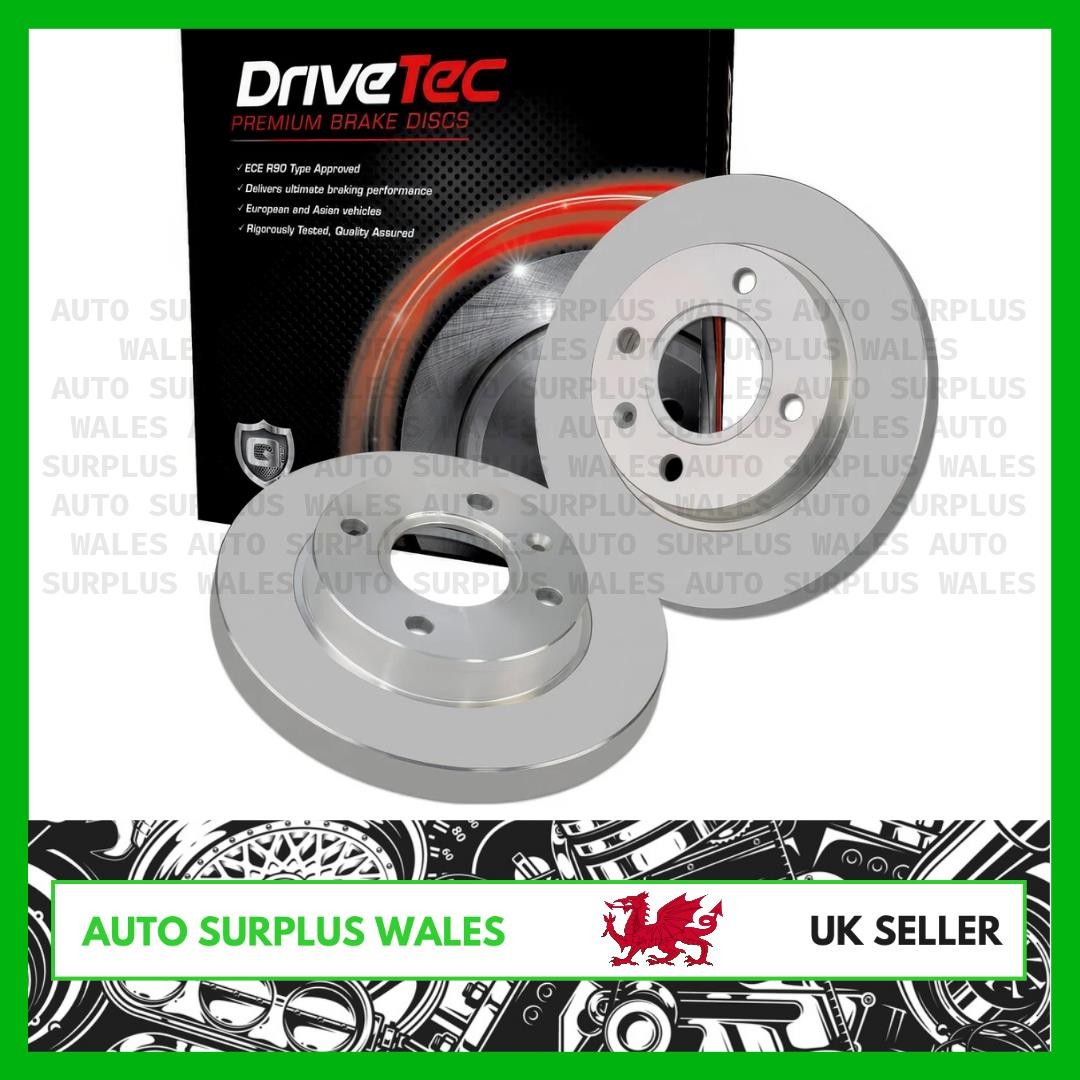 Ford Transit Bus 2000-2006 Drivetec 2x Brake Discs Pair DM3676C 1456667 1738807