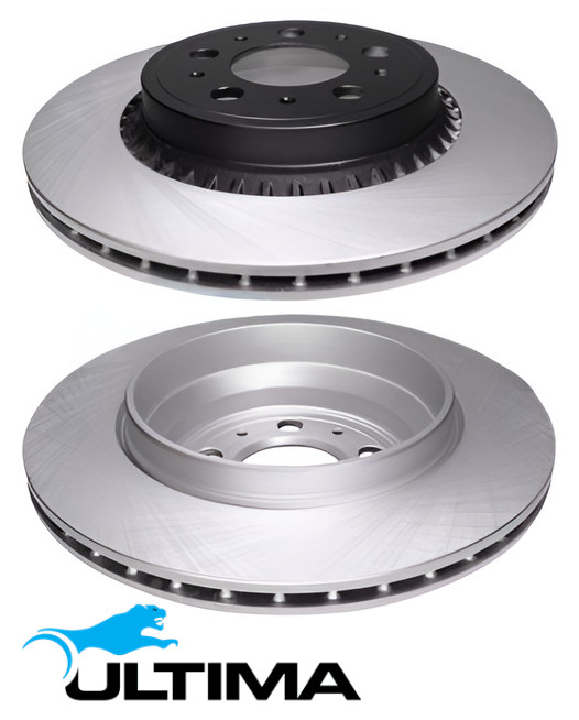 REAR VENTED DISC BRAKE ROTORS FOR VOLVO XC90 P3 D5244T4 D5244T18 2.4 I5 OD 308MM