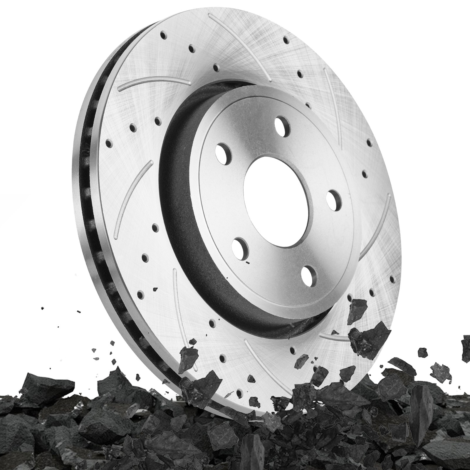 12.99”Front Drilled Disc Rotors for 2011-2020 Dodge Durango Jeep Grand Cherokee