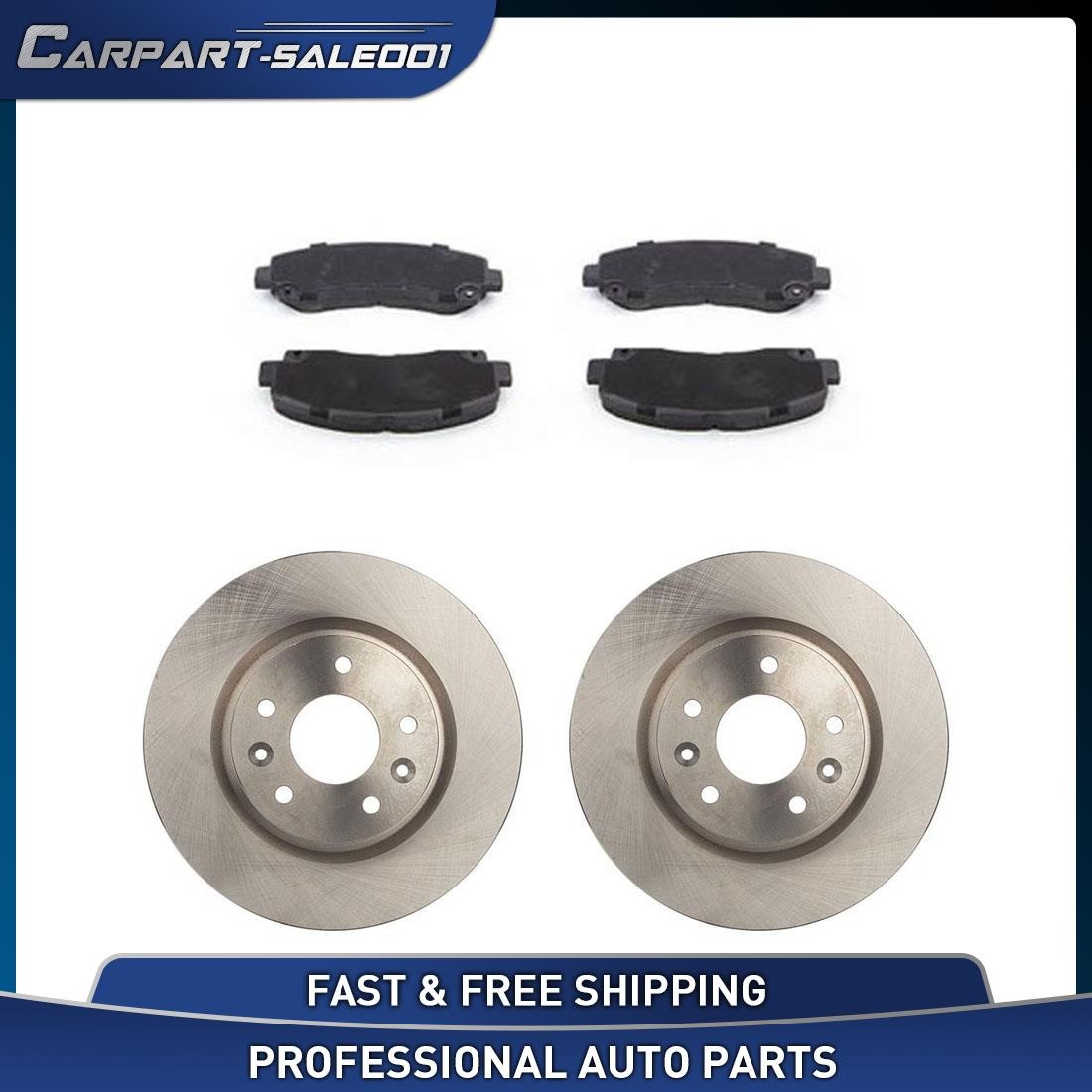 For 2014-2015 Nissan X-Trail OE Front Disc Rotors Ceramic Brake Pads Kit