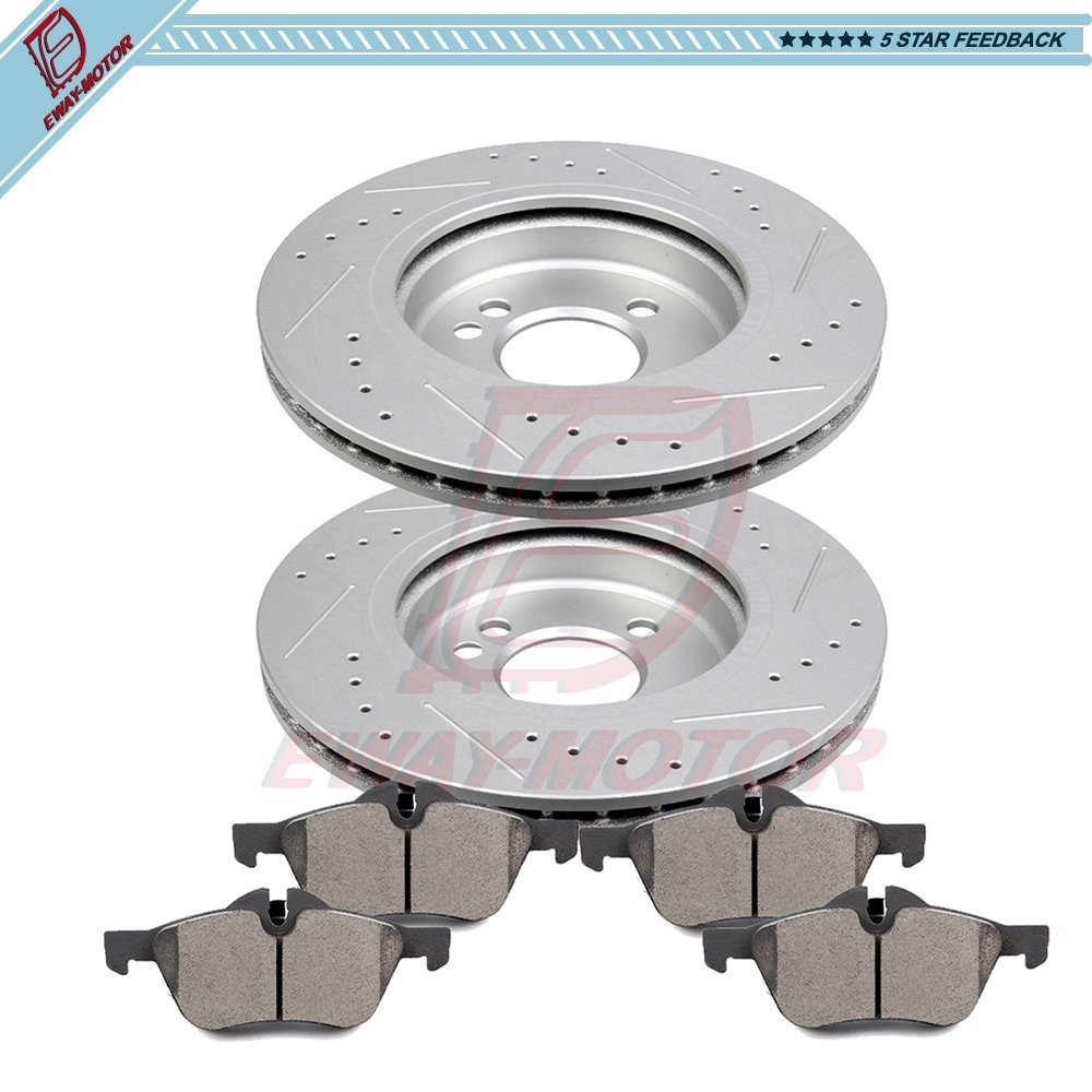 For 2002 2003 2004 2005 2006 Mini Cooper Front Ceramic Brake Rotors And Pads