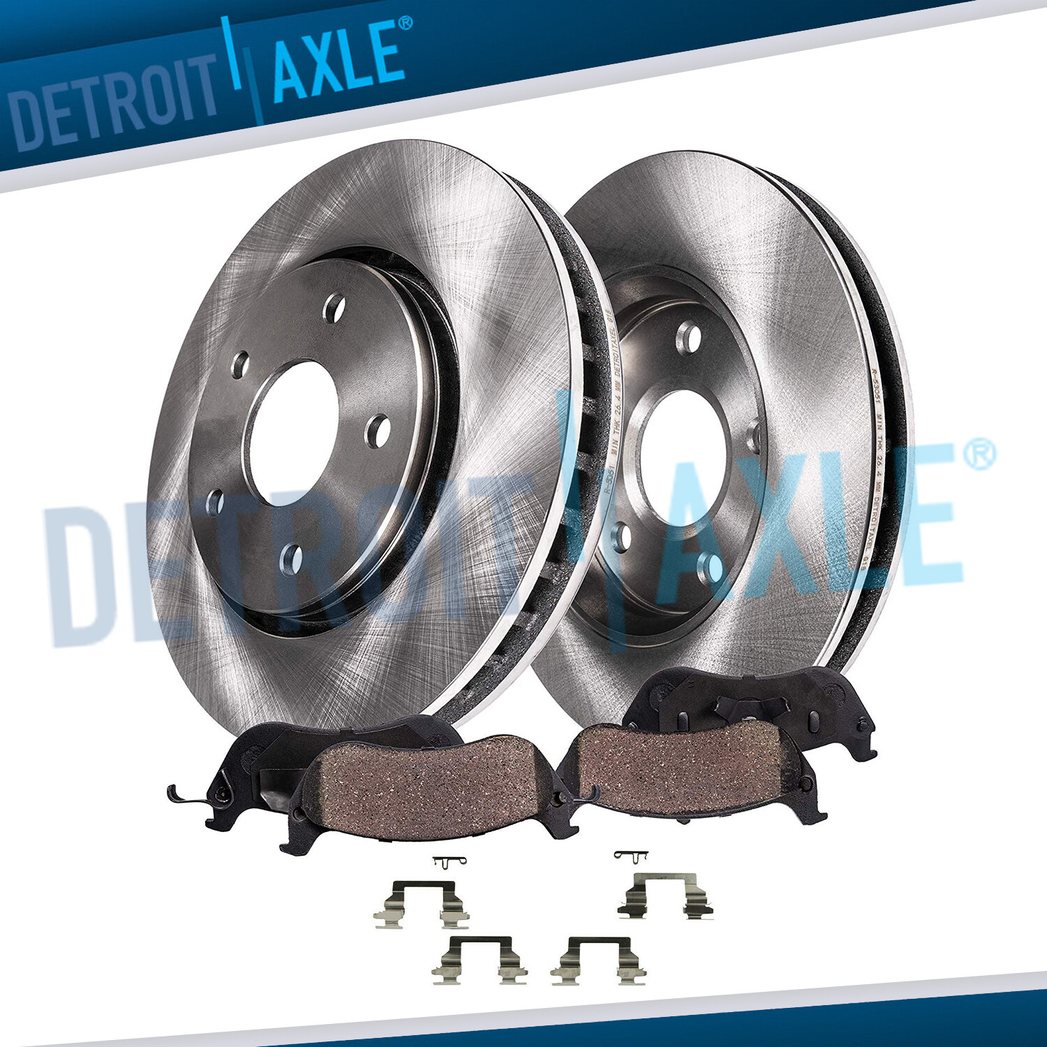 Front Disc Rotors Ceramic Brake Pads for 2006 2007 2008 2009 2010 2011 Chevy HHR