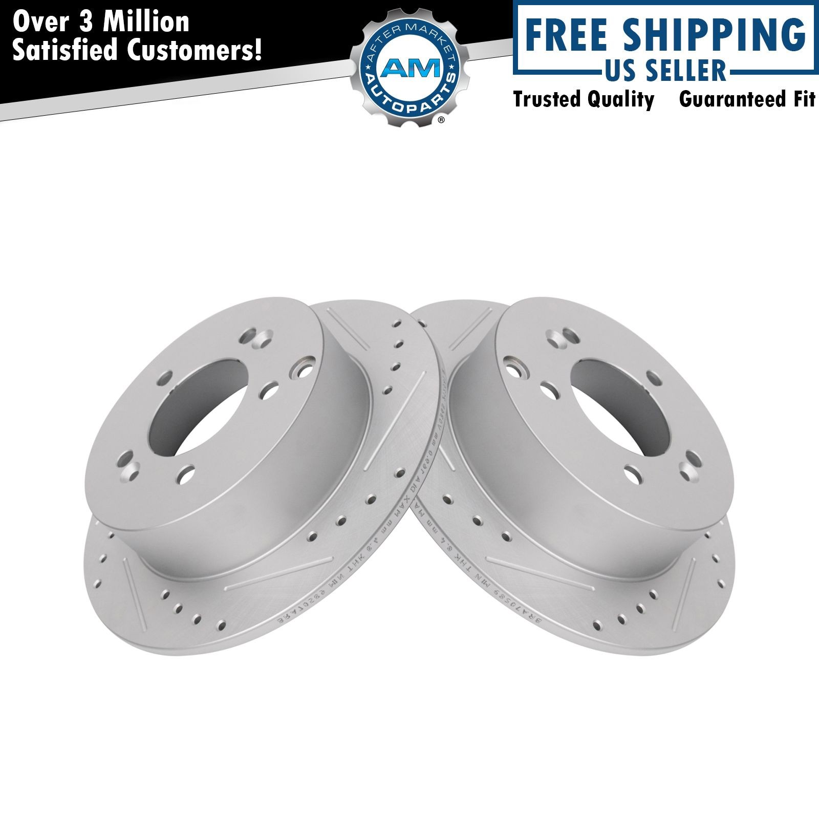 Rear Brake Rotors Set For 2007-2010 Kia Rondo
