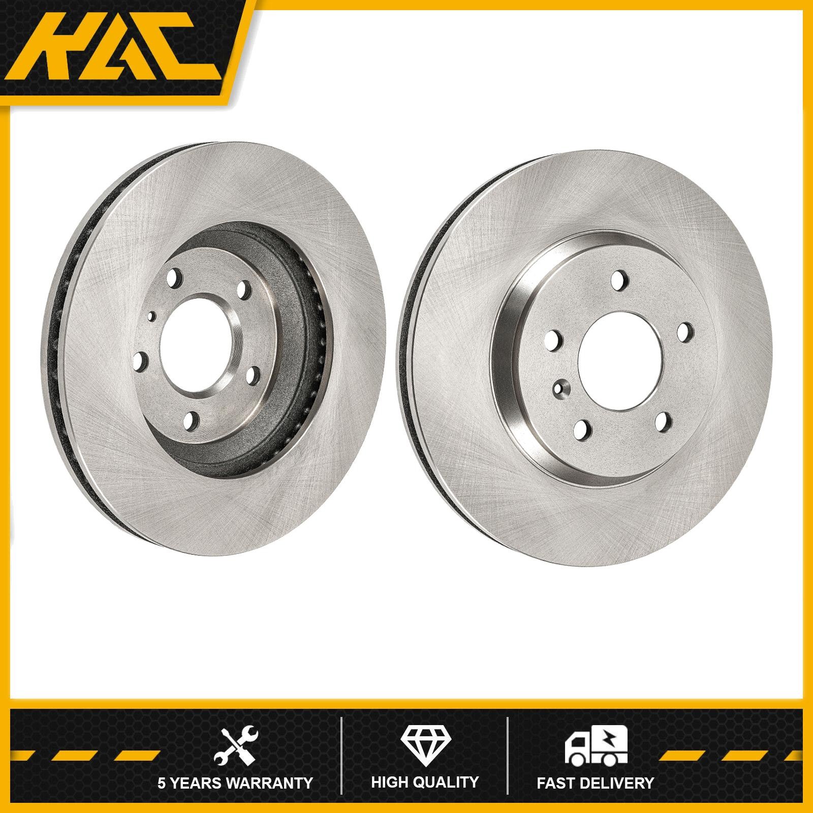 Front Vented Disc Brake Rotors Fits 2006-2008 Buick Lucerne V6 3.8L 55126 Pair