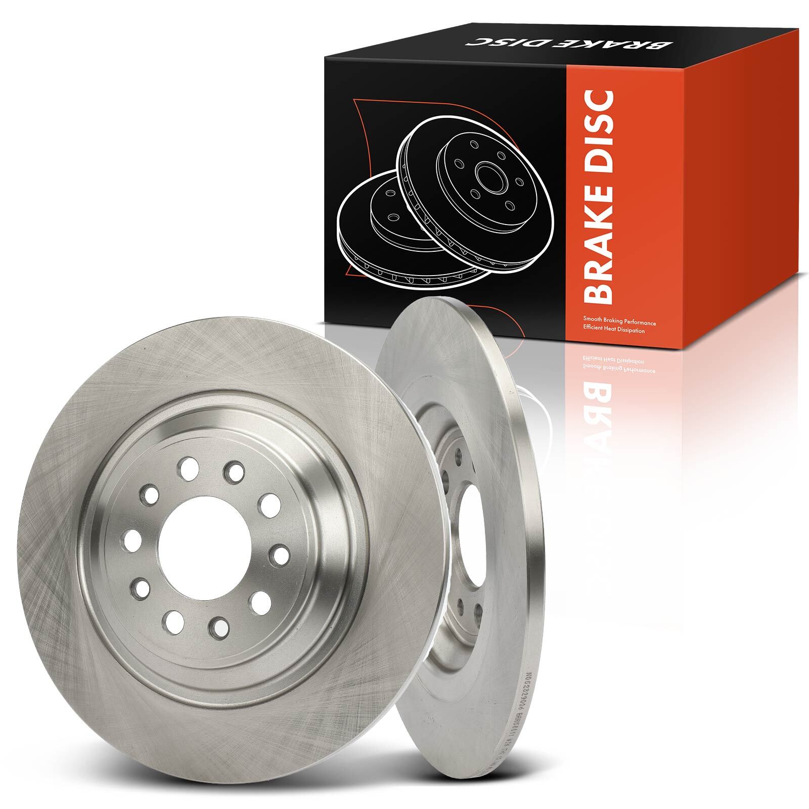 2Pcs 320 mm Rear Left & Right Disc Brake Rotors for Jeep Cherokee KL 2014-2023
