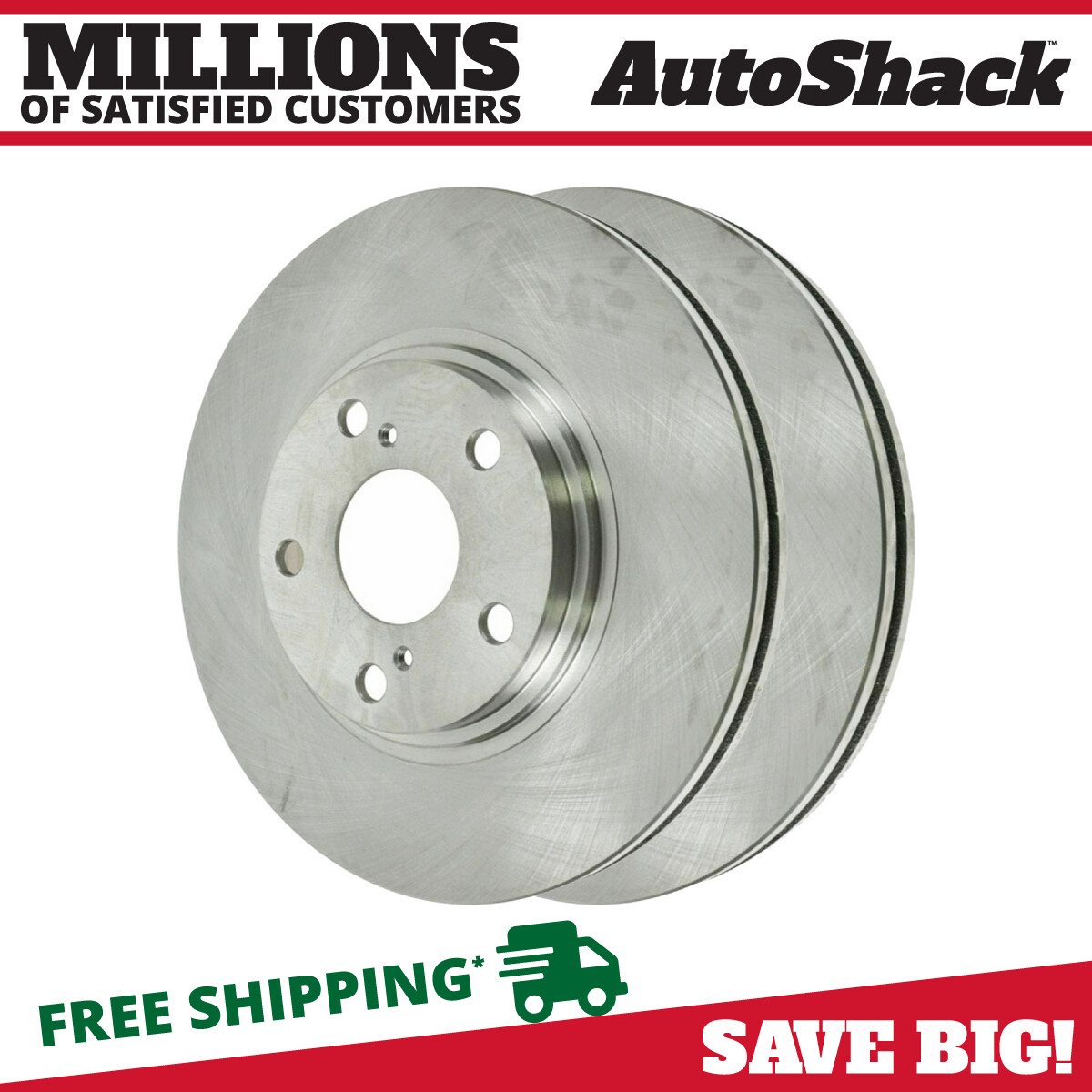 Front Brake Rotors Pair 2 for Lexus RX350 RX400h RX330 Toyota Highlander 3.5L V6