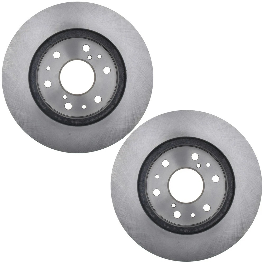 Pair Set 2 Front Brake Rotors ACDelco For GMC Sierra 1500 Chevy Silverado 1500