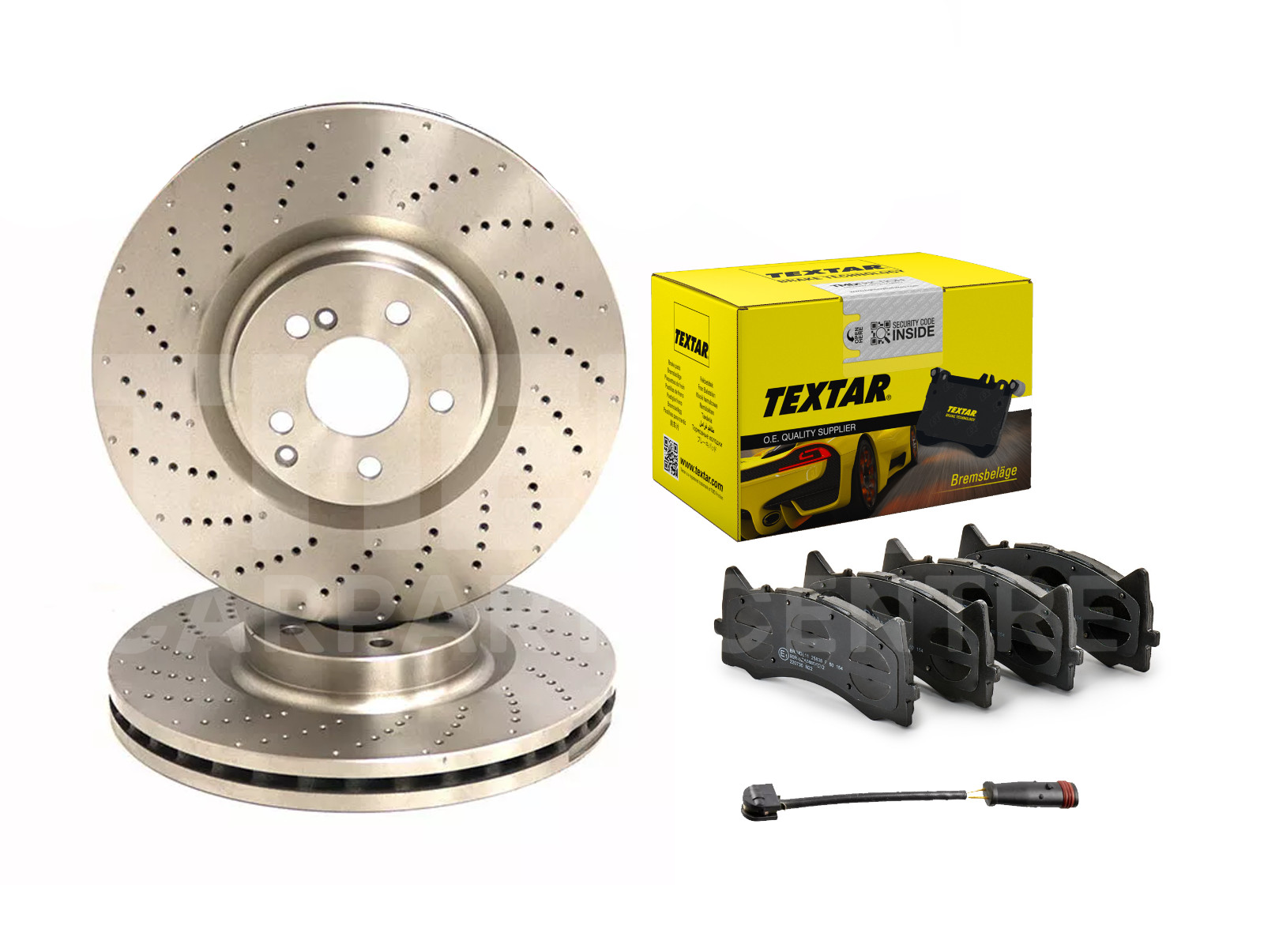 FRONT BRAKE DISCS PADS FOR MERCEDES-BENZ C – E CLASS W204 S204 W211 W212 C63 AMG
