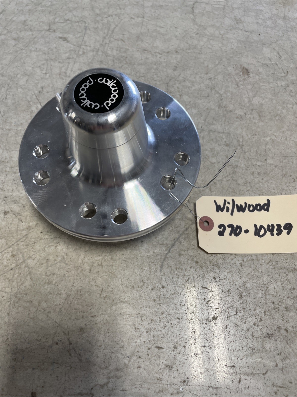 Wilwood 270-10439 Brake Hub Assembly Aluminum Natural Cap For Chevy Pontiac
