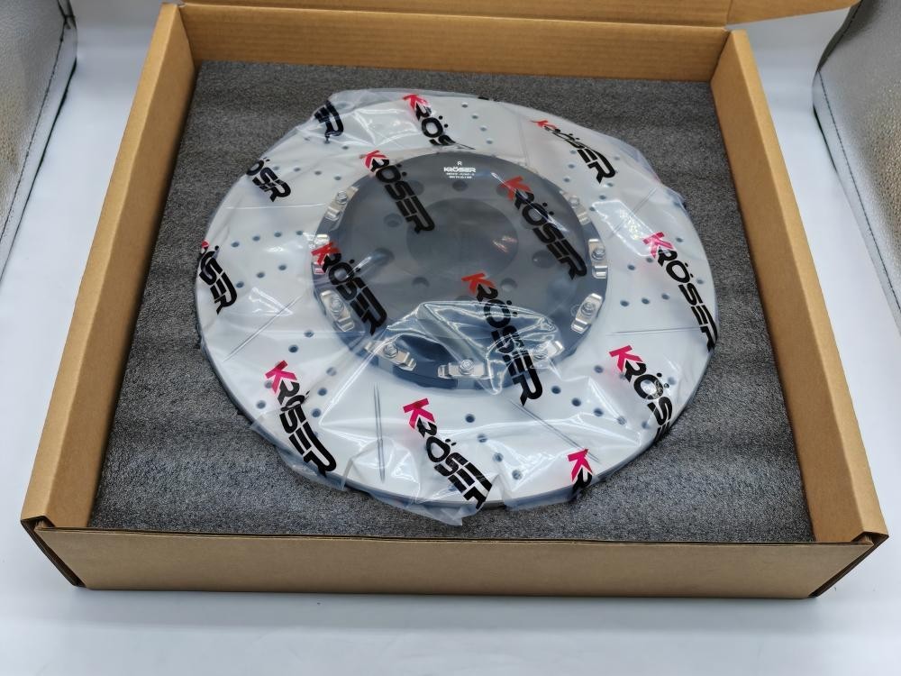 Two-pieces Fixed Rear Brake Disc Rotor (370X24 )For BMW M2 M3 M4 (15-20)(16-21)