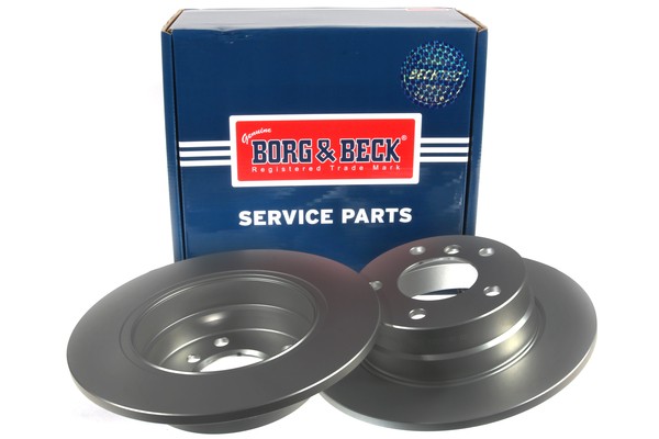 2x Brake Discs Pair Solid fits BMW 118 E87 2.0 Rear 04 to 07 N46B20B 280mm Set
