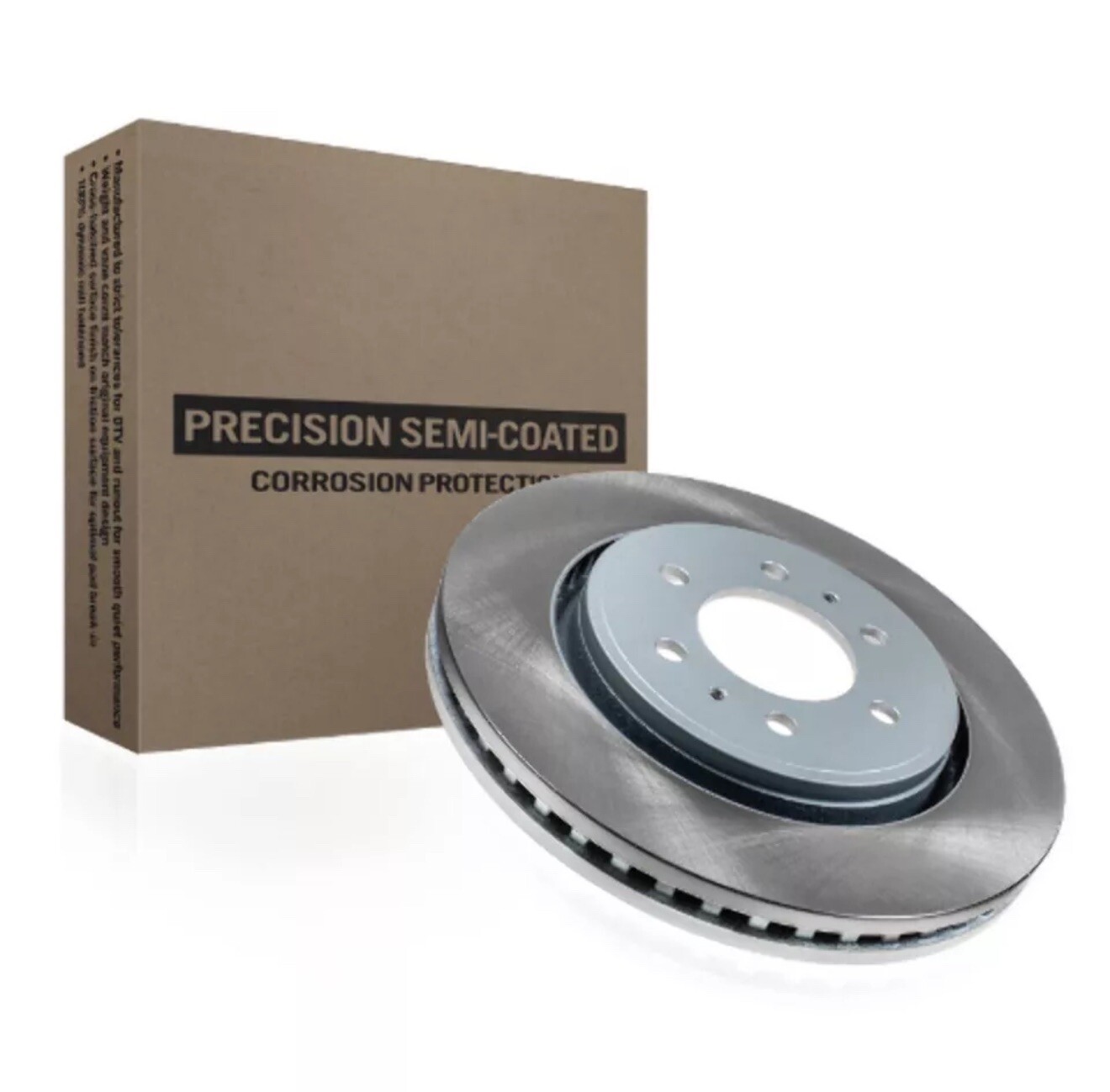 Powerstop Brakes AR8640SCR Disc Brake Rotor Front, Vented, Semi Coated