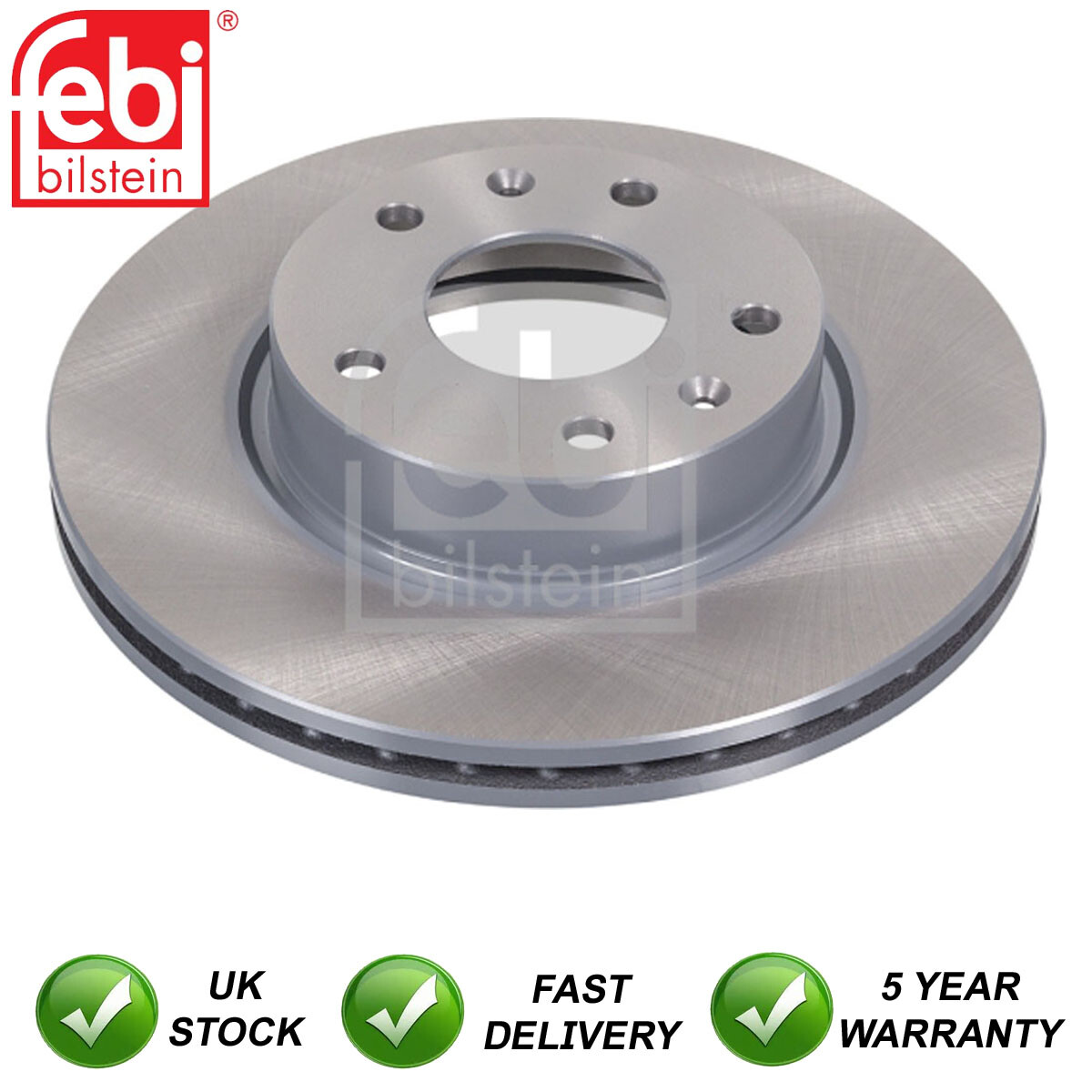 Brake Discs Front Febi Fits Land Rover Freelander 1.8 2.0 D TD4 2.5 #2 SDB101070